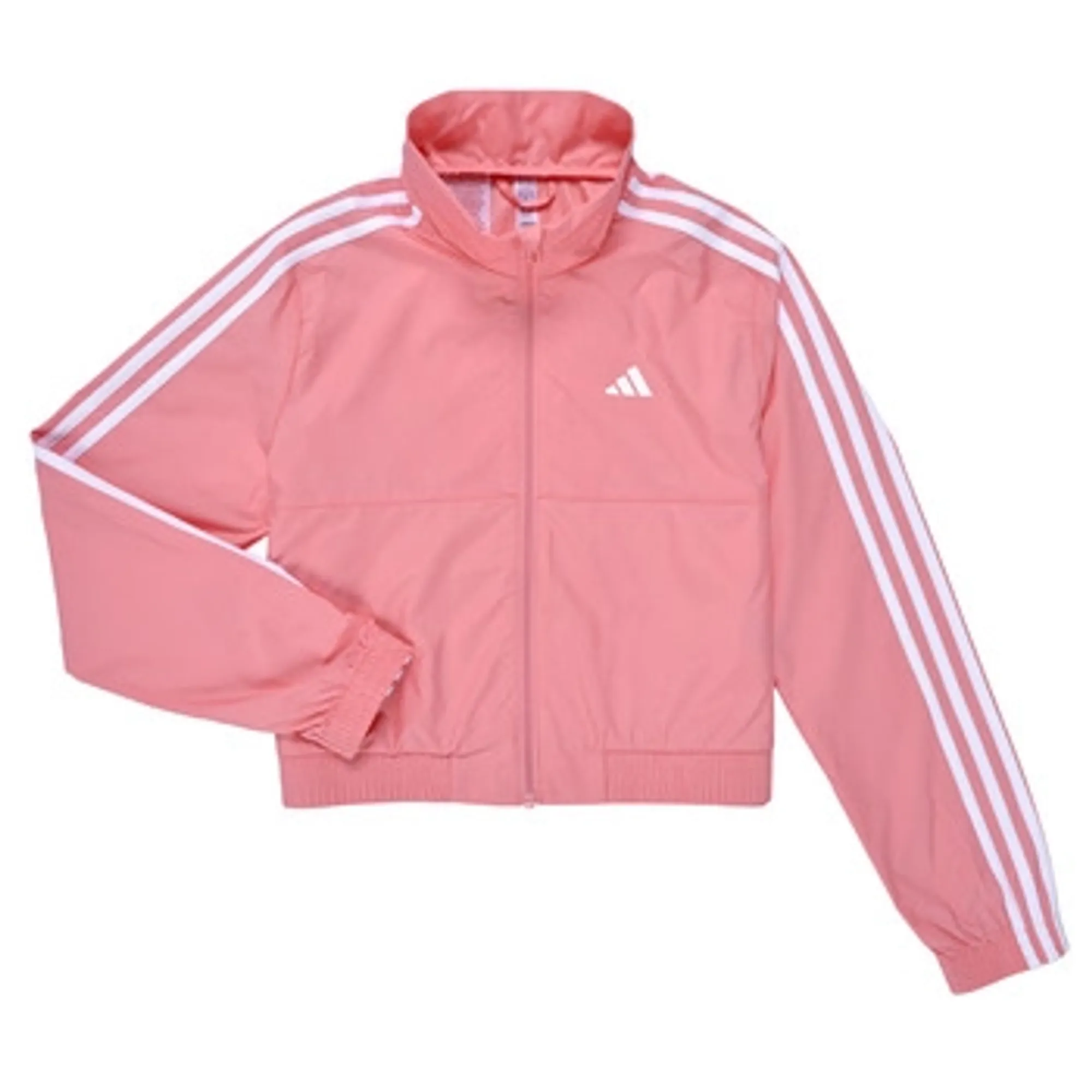adidas  Train Essentials Full-Zip Hooded Jacket  girls's  in Pink
