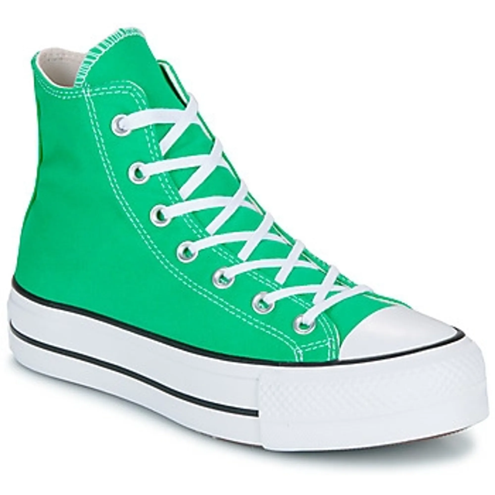 Converse  CHUCK TAYLOR ALL STAR LIFT PLATFORM  women's Shoes (High-top Trainers) in Green