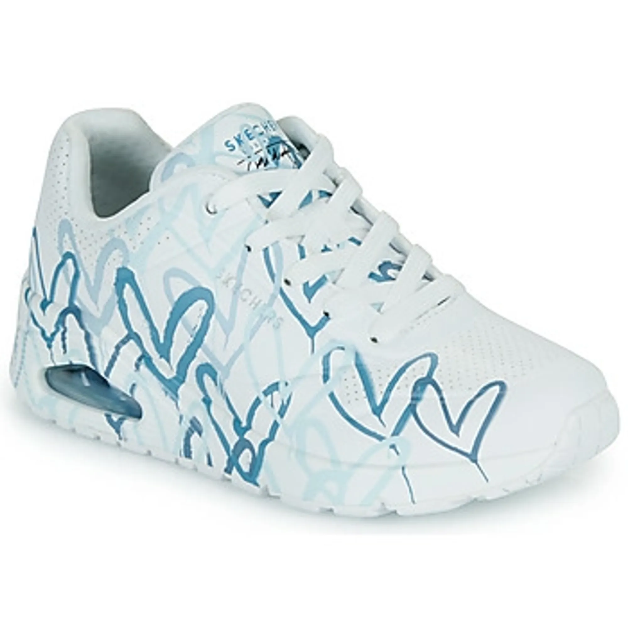 Skechers  JGOLDCROWN: UNO - SPREAD THE LOVE  women's Shoes (Trainers) in White