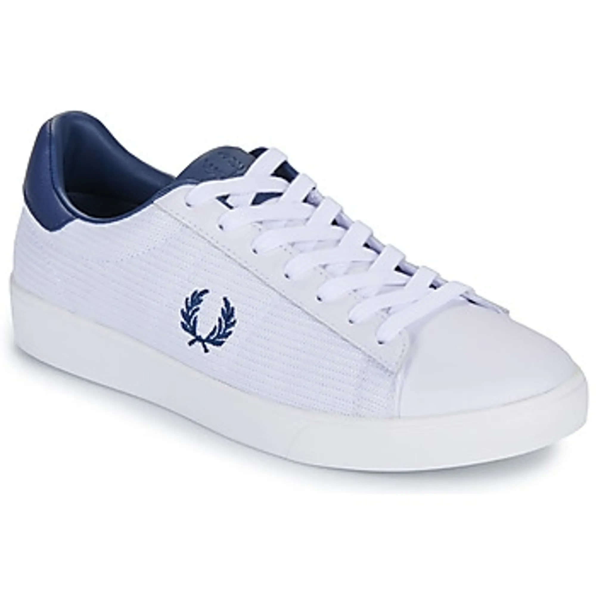 Fred Perry  SPENCER MESH / LEATHER  men's Shoes (Trainers) in White