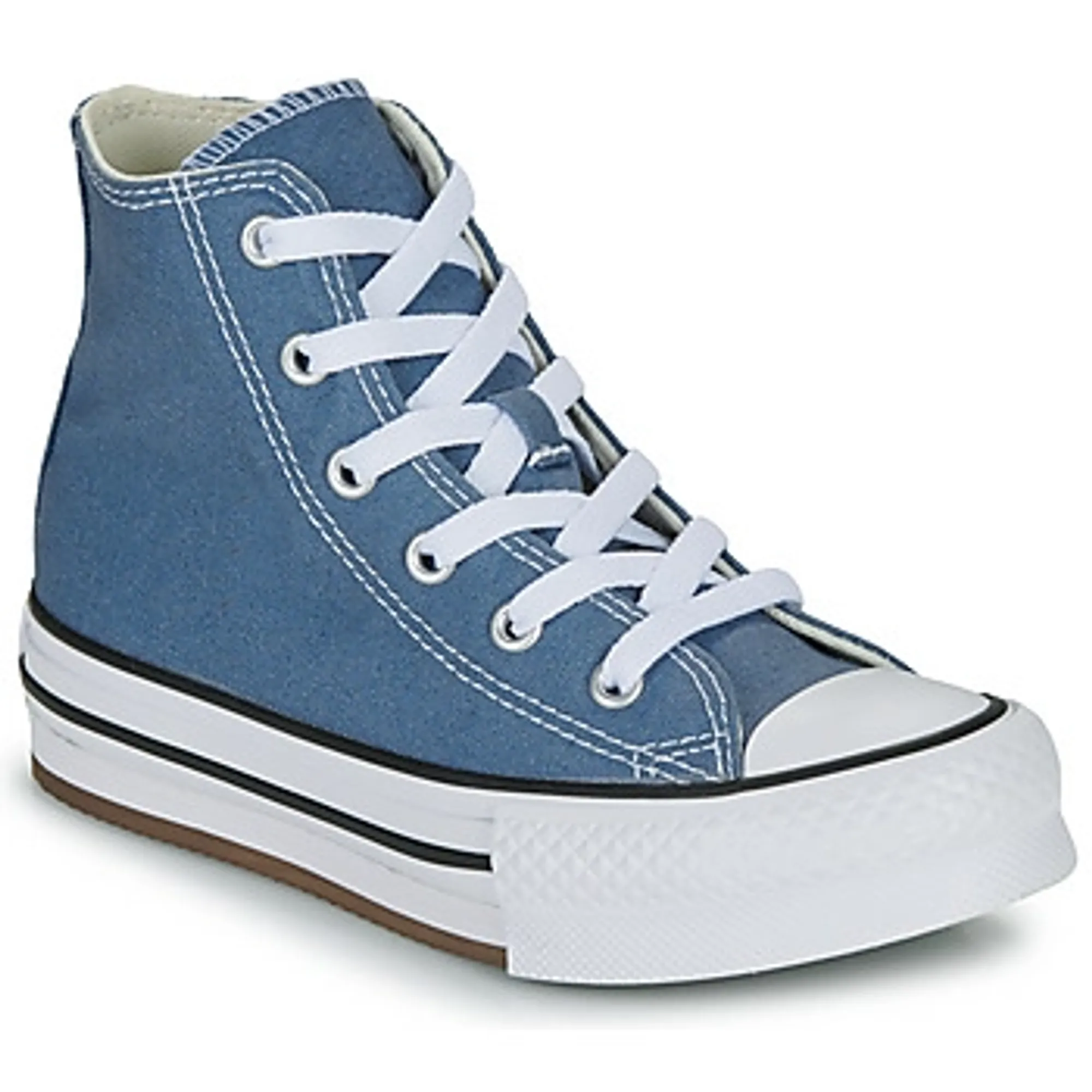 Converse  CHUCK TAYLOR ALL STAR EVA LIFT PLATFORM  girls's Children's Shoes (High-top Trainers) in Blue