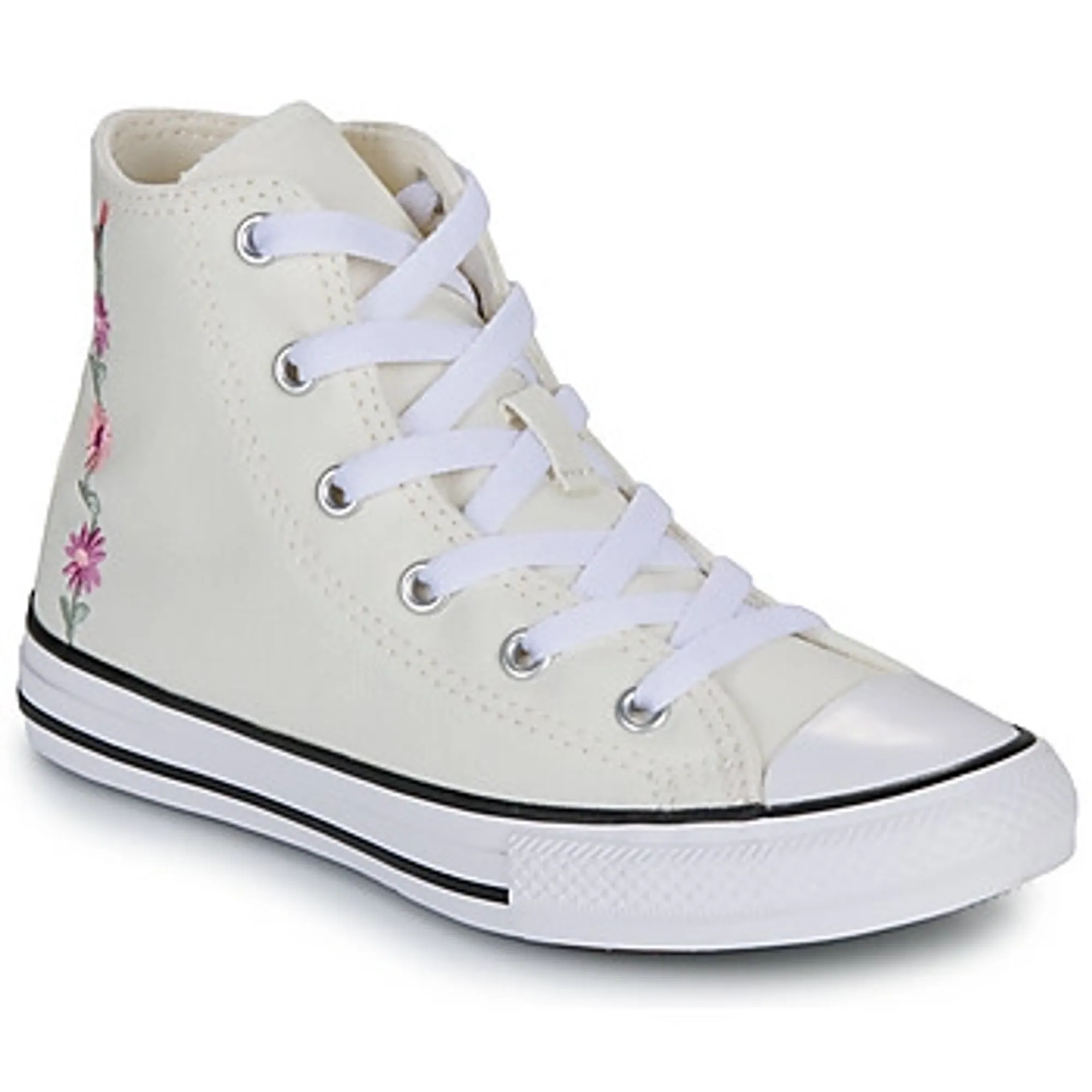 Converse  CHUCK TAYLOR ALL STAR FLORALS  girls's Children's Shoes (High-top Trainers) in Beige