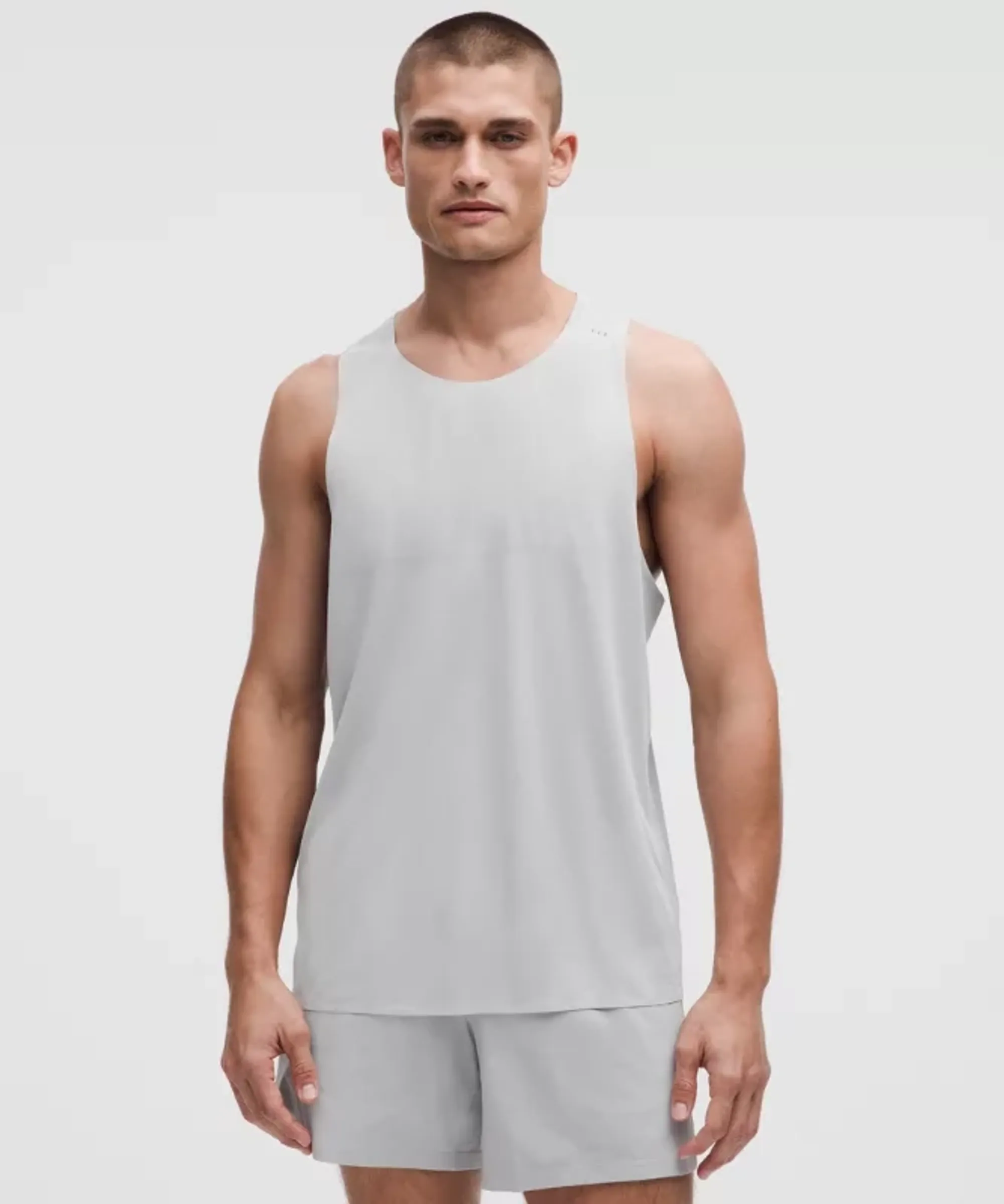 lululemon – Men's Fast and Free Tank Top – Color Silver/Grey – Size XS