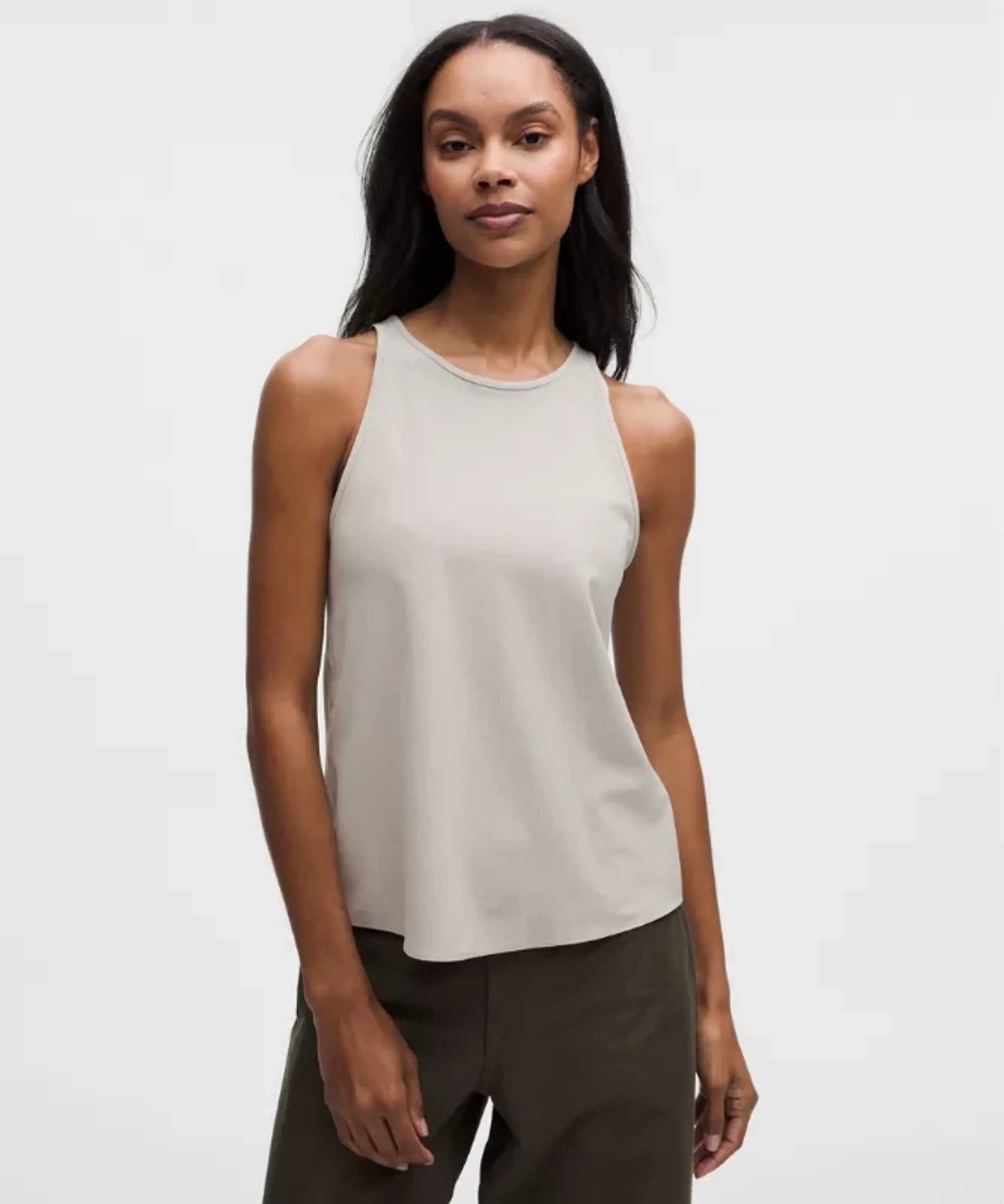 lululemon – Women's Breezily Racerback Tank Top – Color Khaki – Size XL