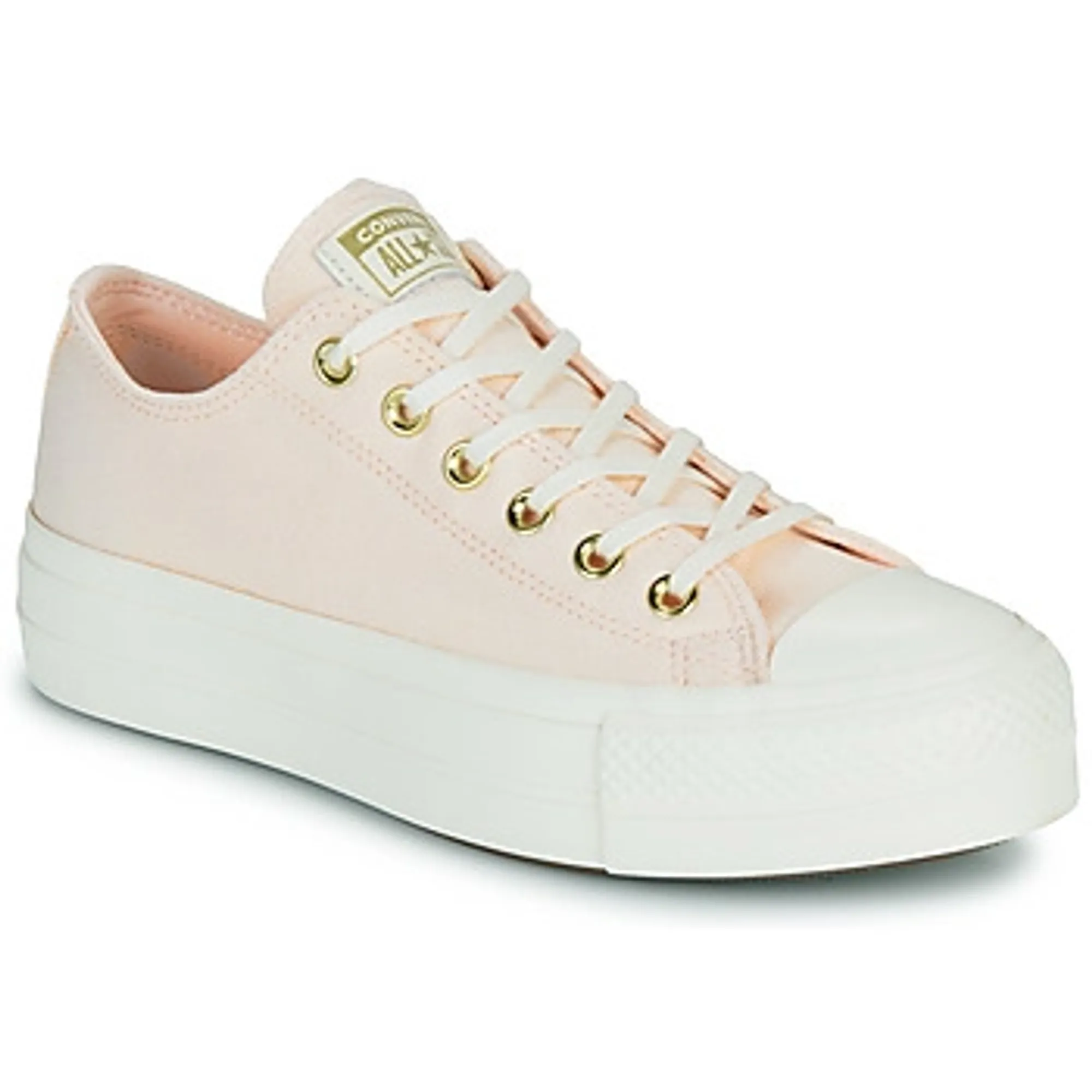 Converse  CHUCK TAYLOR ALL STAR LIFT PLATFORM GOLD  women's Shoes (Trainers) in Pink