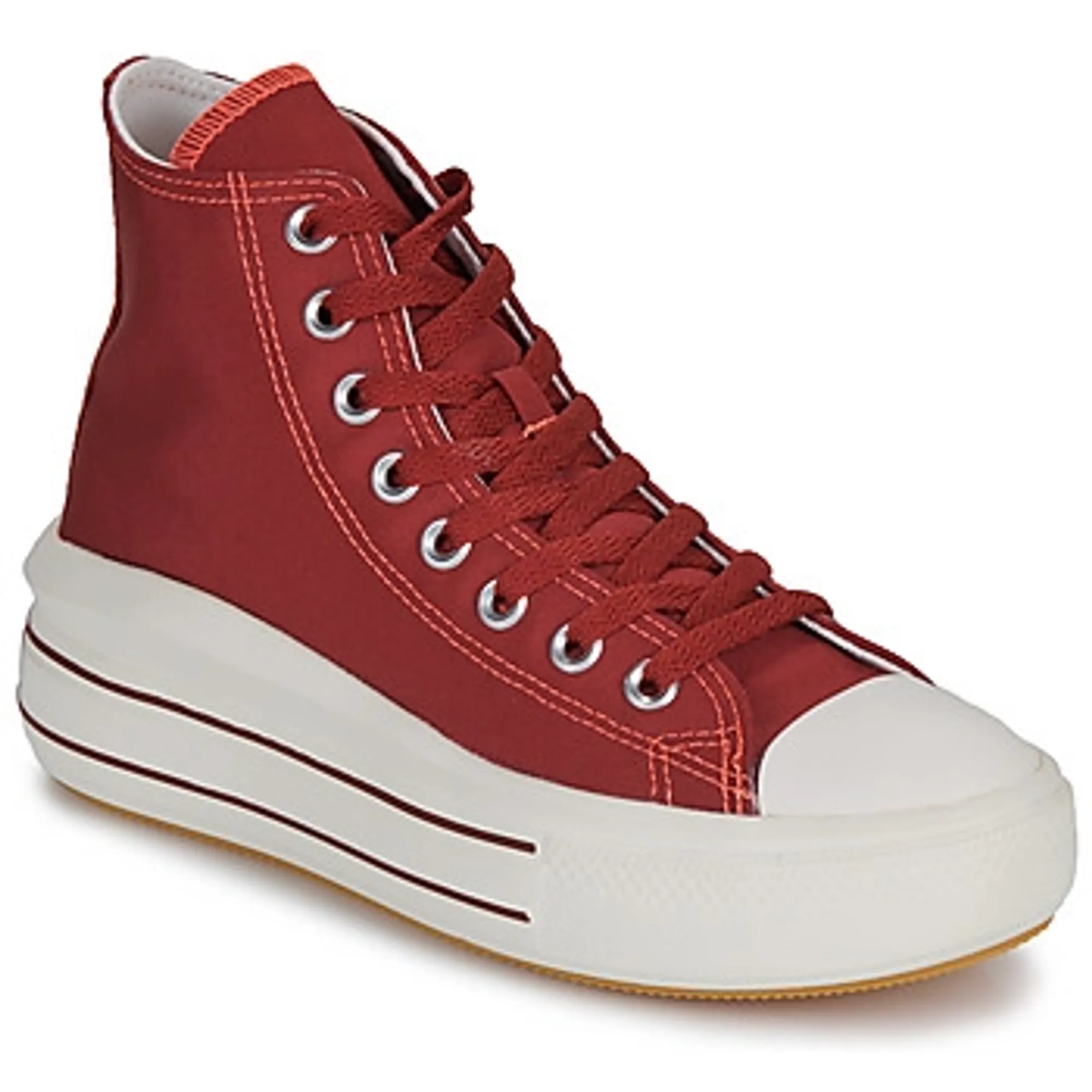 Converse  CHUCK TAYLOR ALL STAR MOVE PLATFORM RETRO SPORT  women's Shoes (High-top Trainers) in Red
