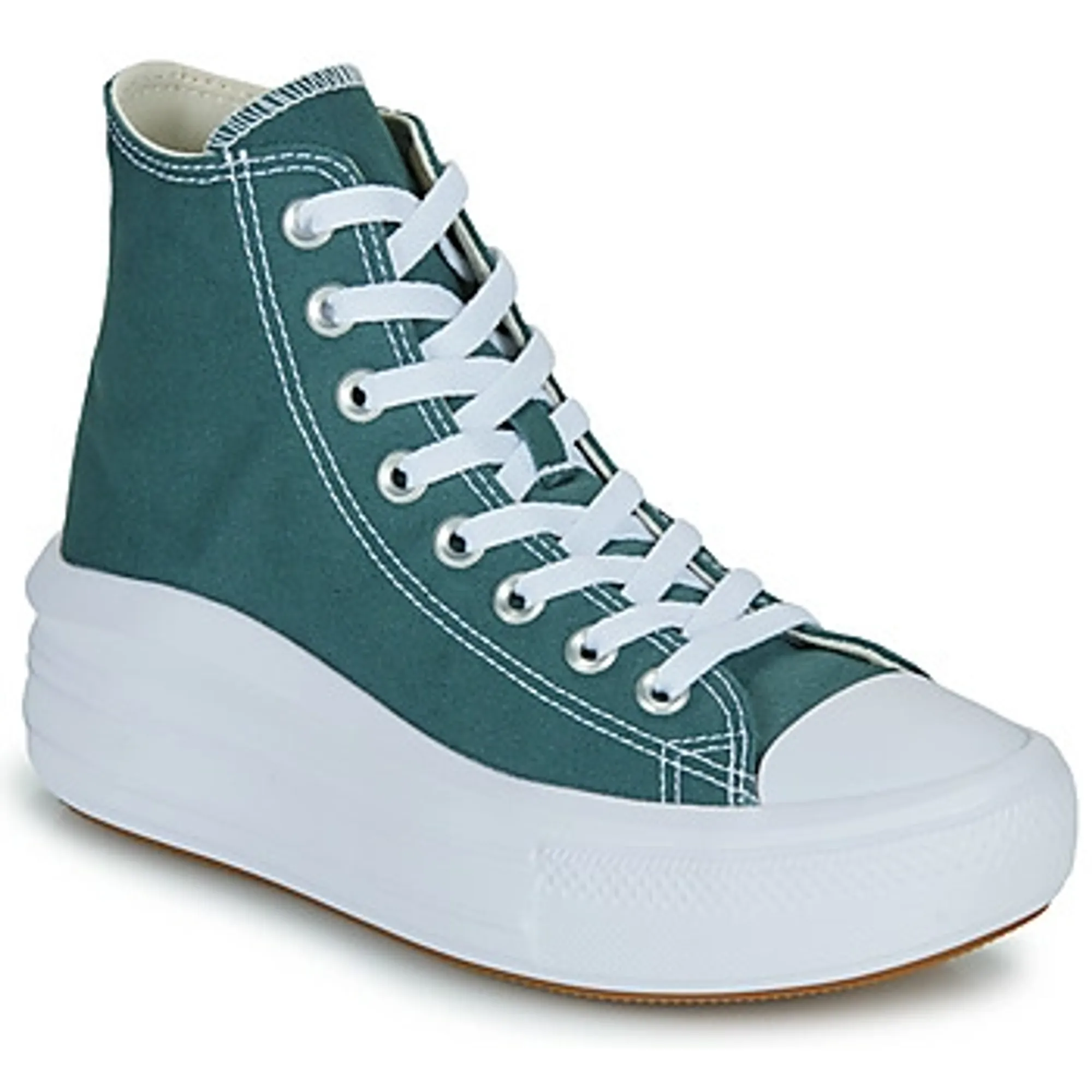 Converse  CHUCK TAYLOR ALL STAR MOVE PLATFORM  women's Shoes (High-top Trainers) in Green