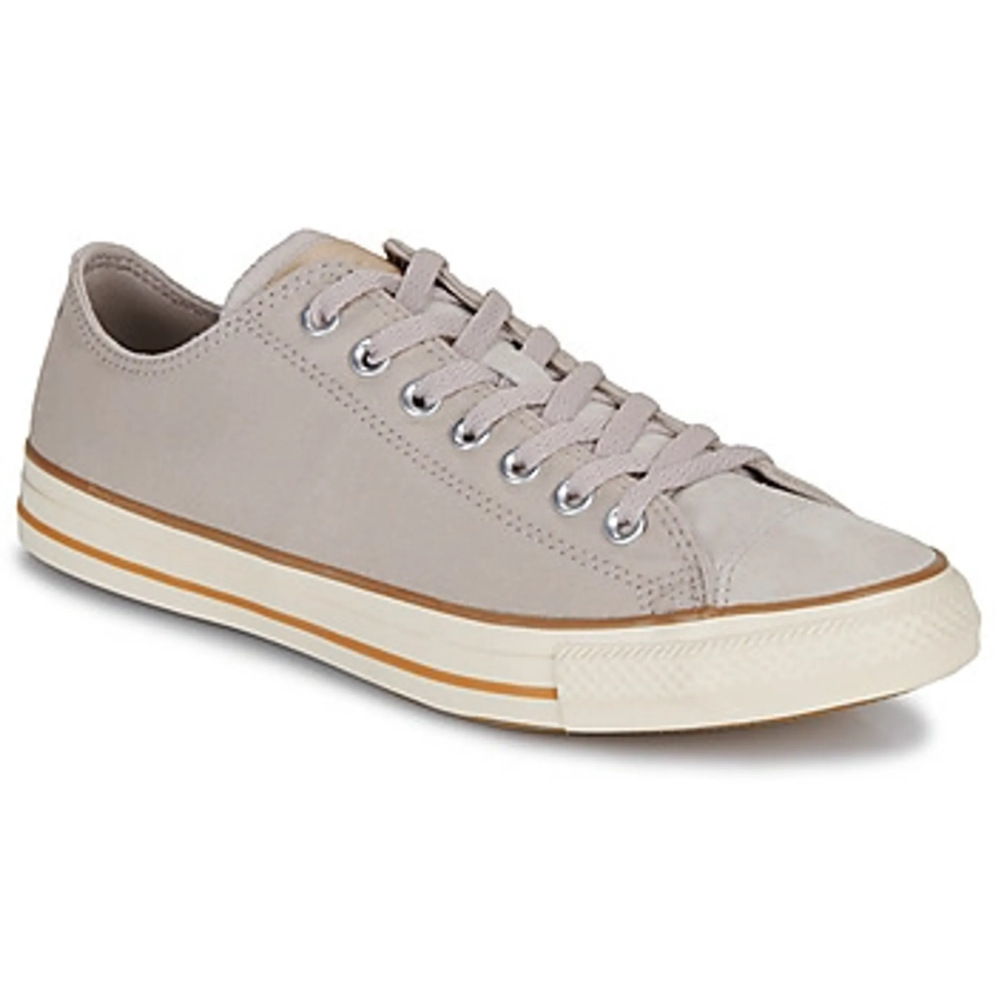 Converse  CHUCK TAYLOR ALL STAR CANVAS   LEATHER  men's Shoes (Trainers) in Beige