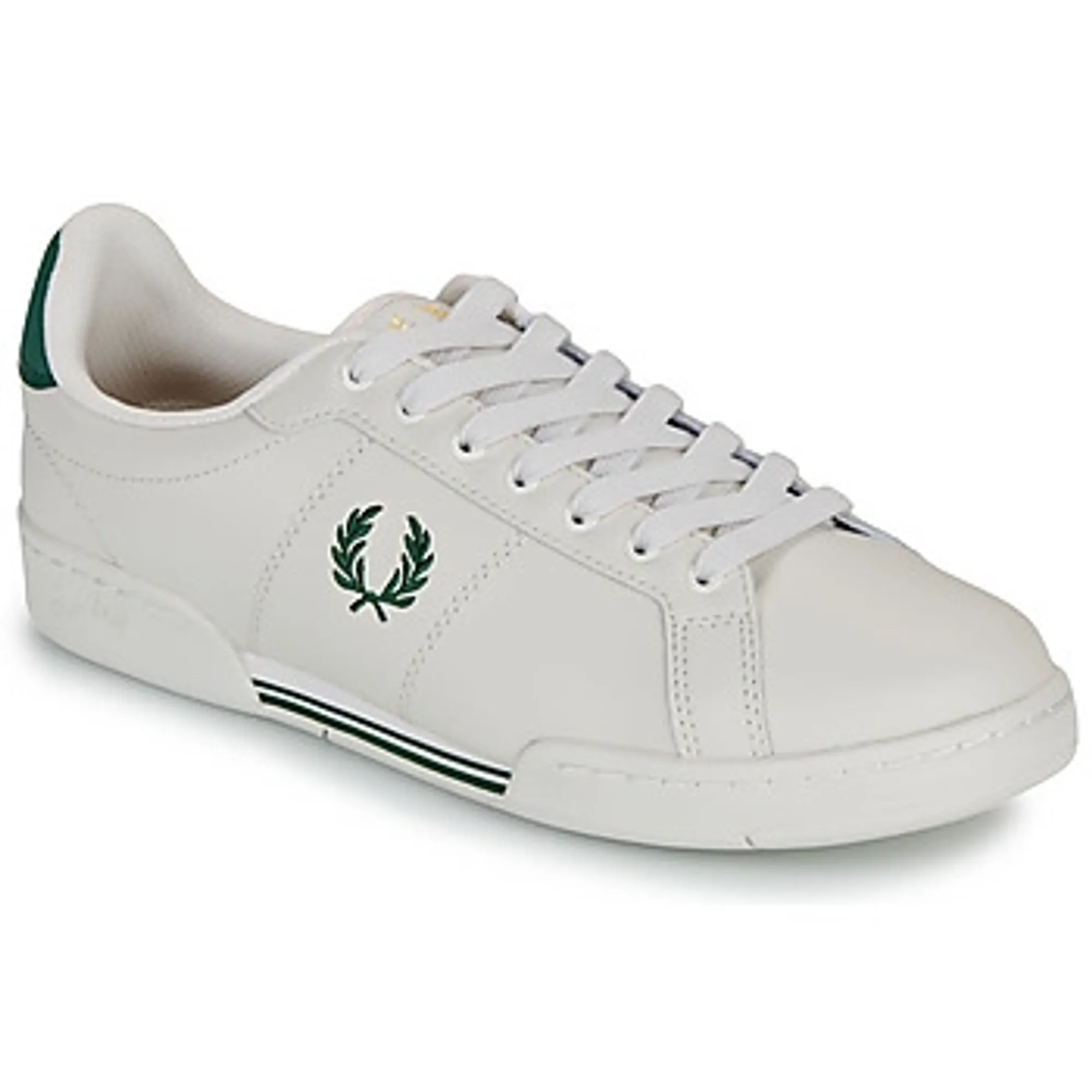 Fred Perry  B722 LEATHER  men's Shoes (Trainers) in White