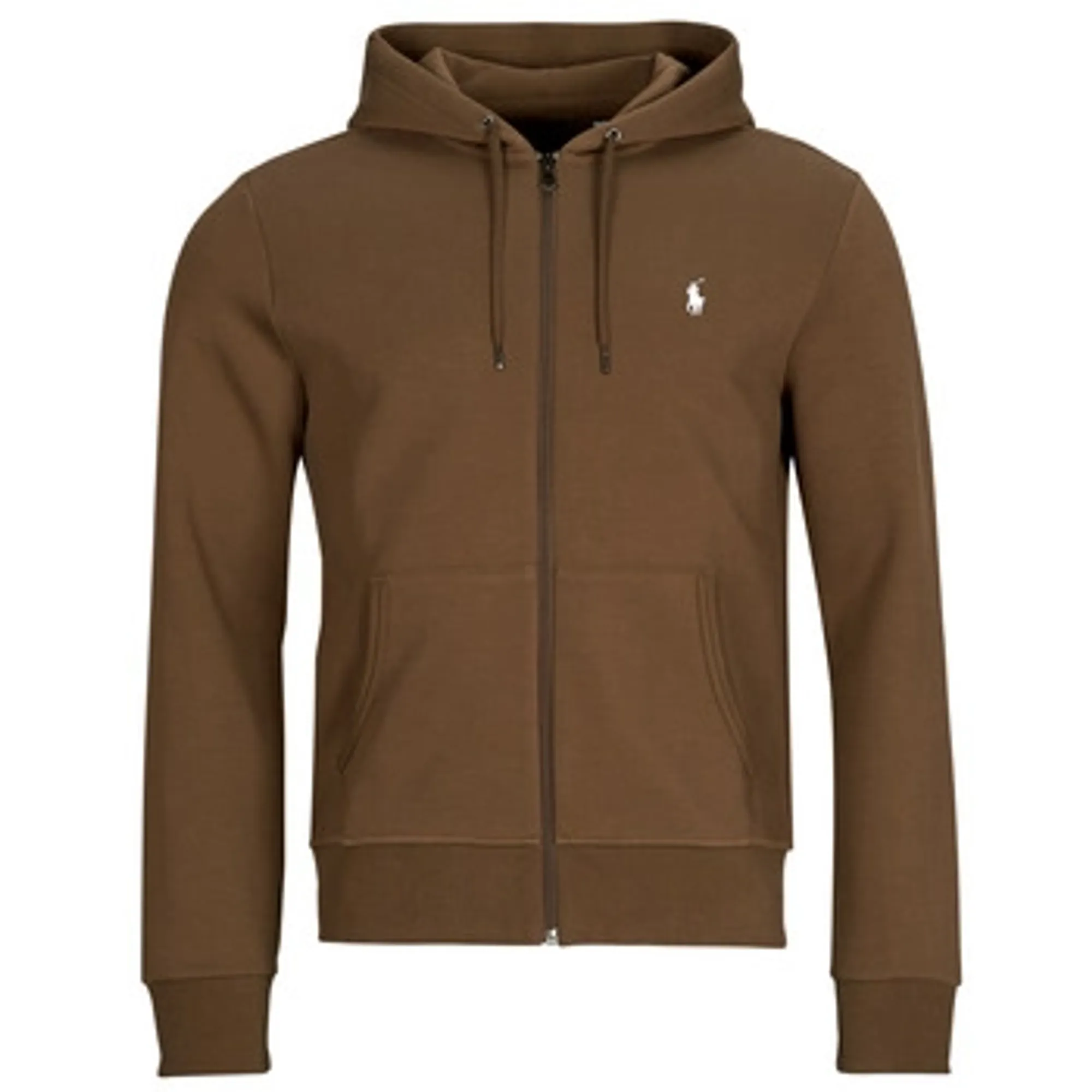 Polo Ralph Lauren  SWEATSHIRT ZIPPE EN DOUBLE KNIT TECH  men's Hoodies in Brown