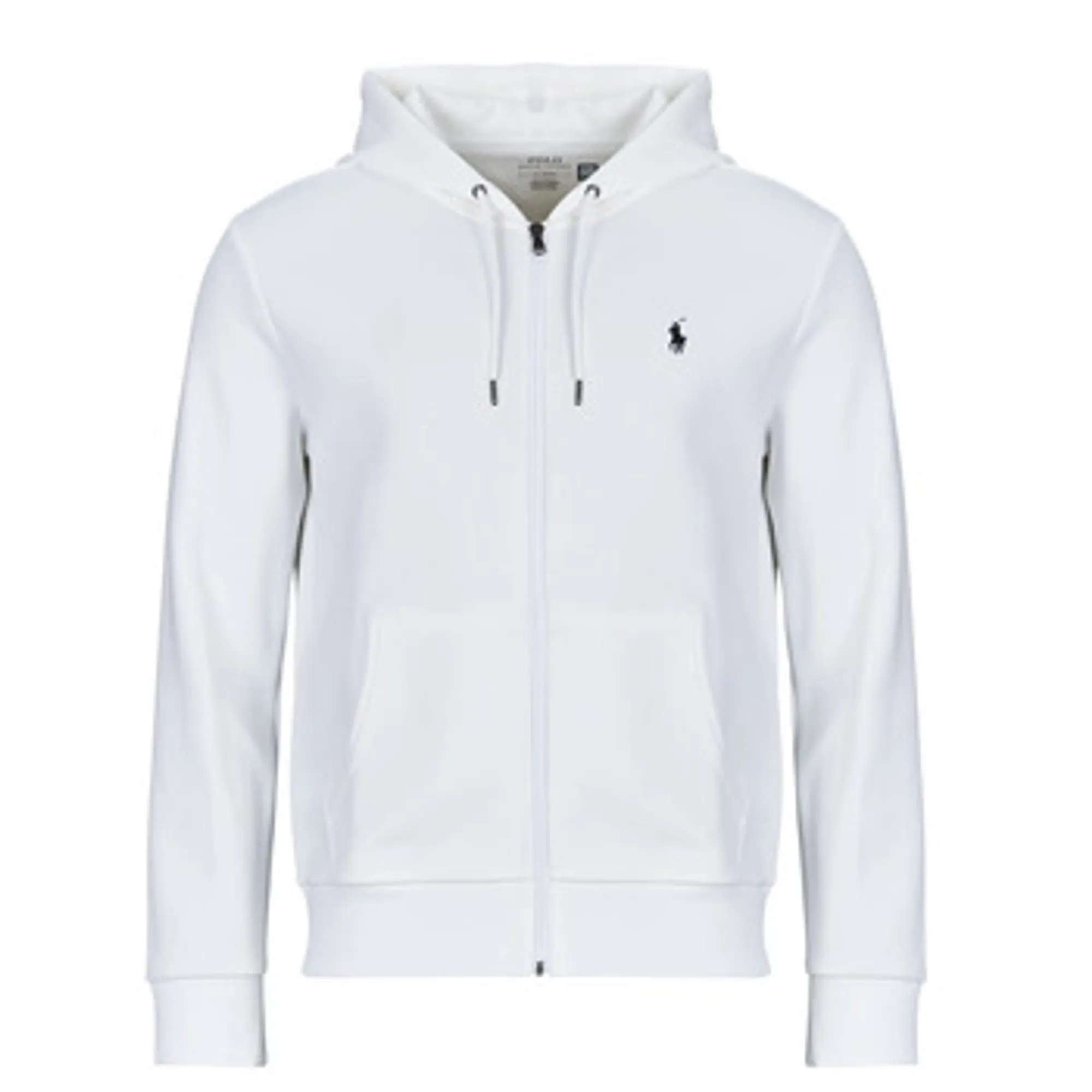 Polo Ralph Lauren  SWEATSHIRT ZIPPE EN DOUBLE KNIT TECH  men's Sweatshirts in White