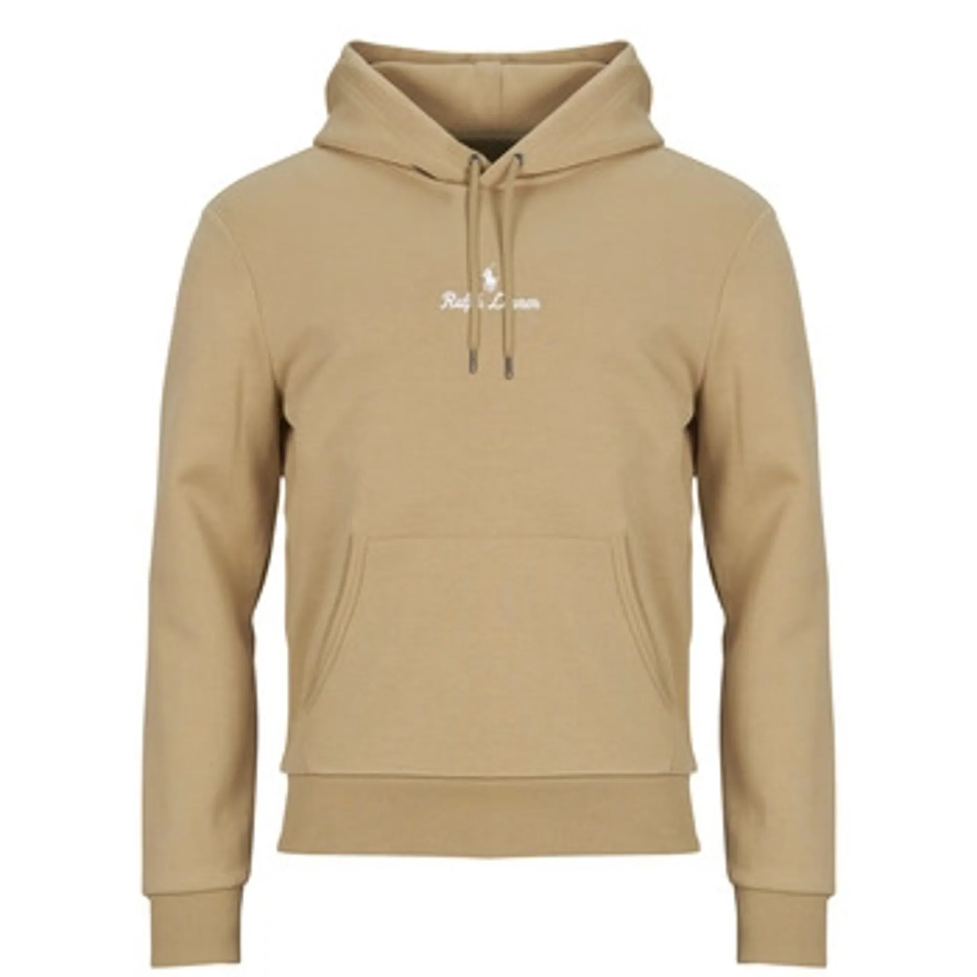 Polo Ralph Lauren  SWEATSHIRT BRODE EN DOUBLE KNIT TECH  men's Hoodies in Beige