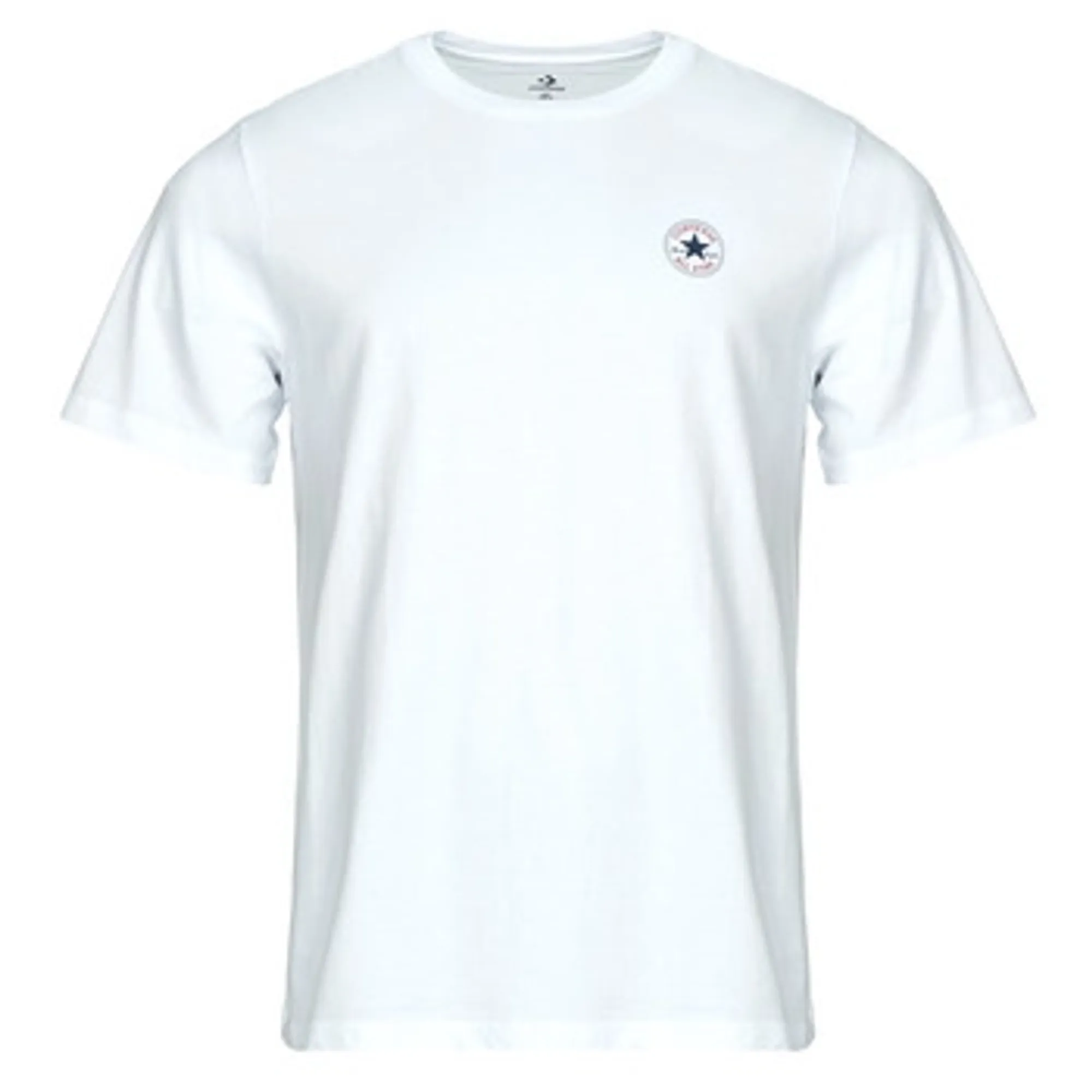 Converse  CORE CHUCK PATCH TEE  men's T shirt in White