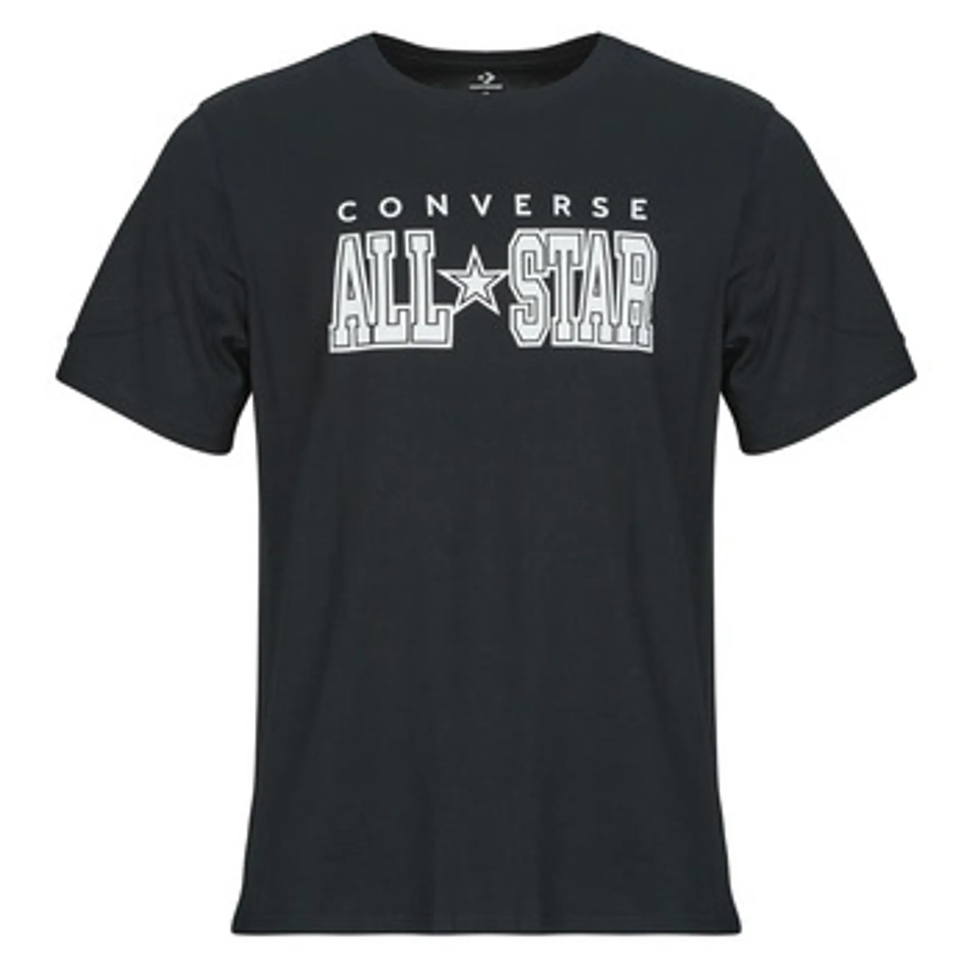 Converse  CONVERSE ALL STAR TEE  men's T shirt in Black
