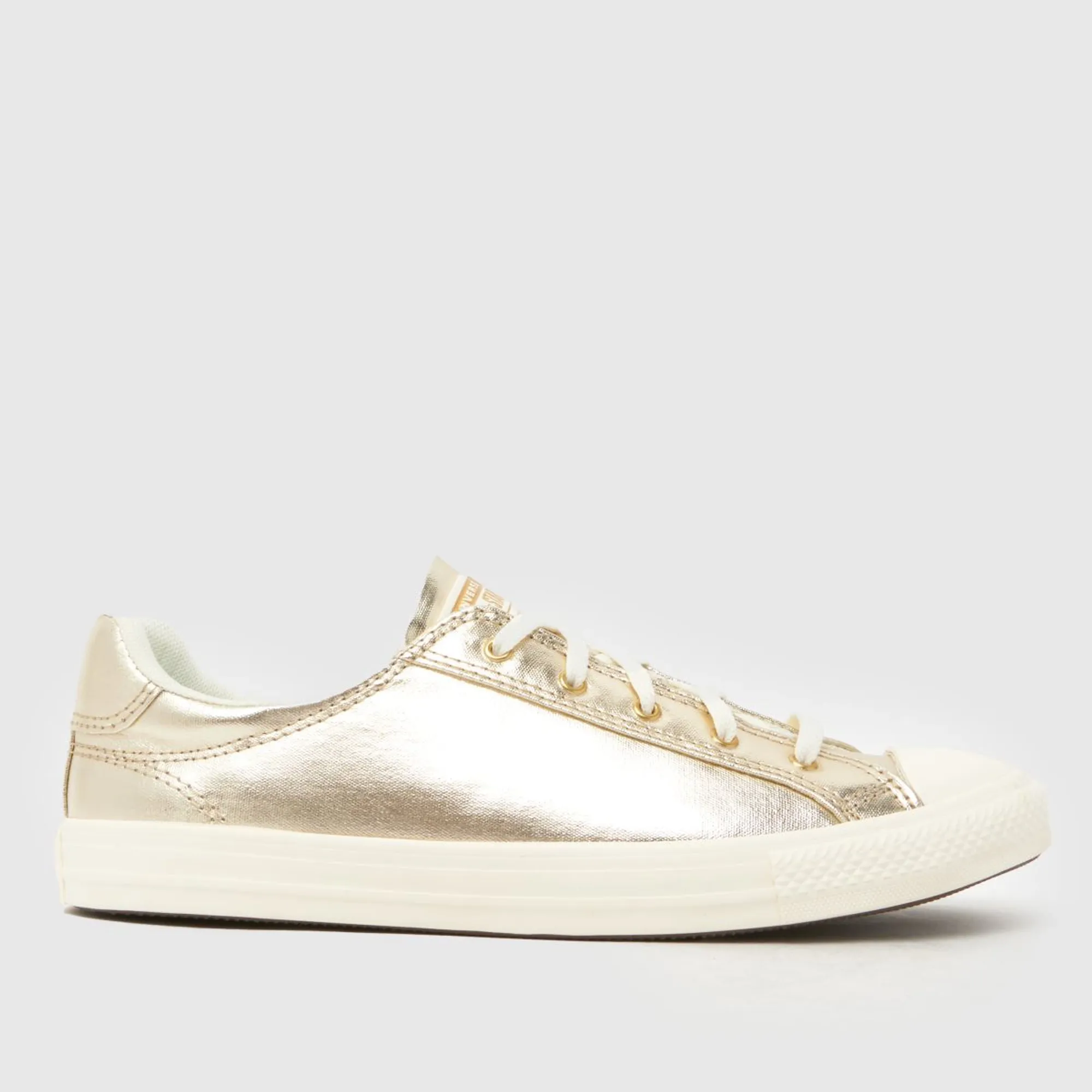 Converse All Star Dainty Trainers in Gold
