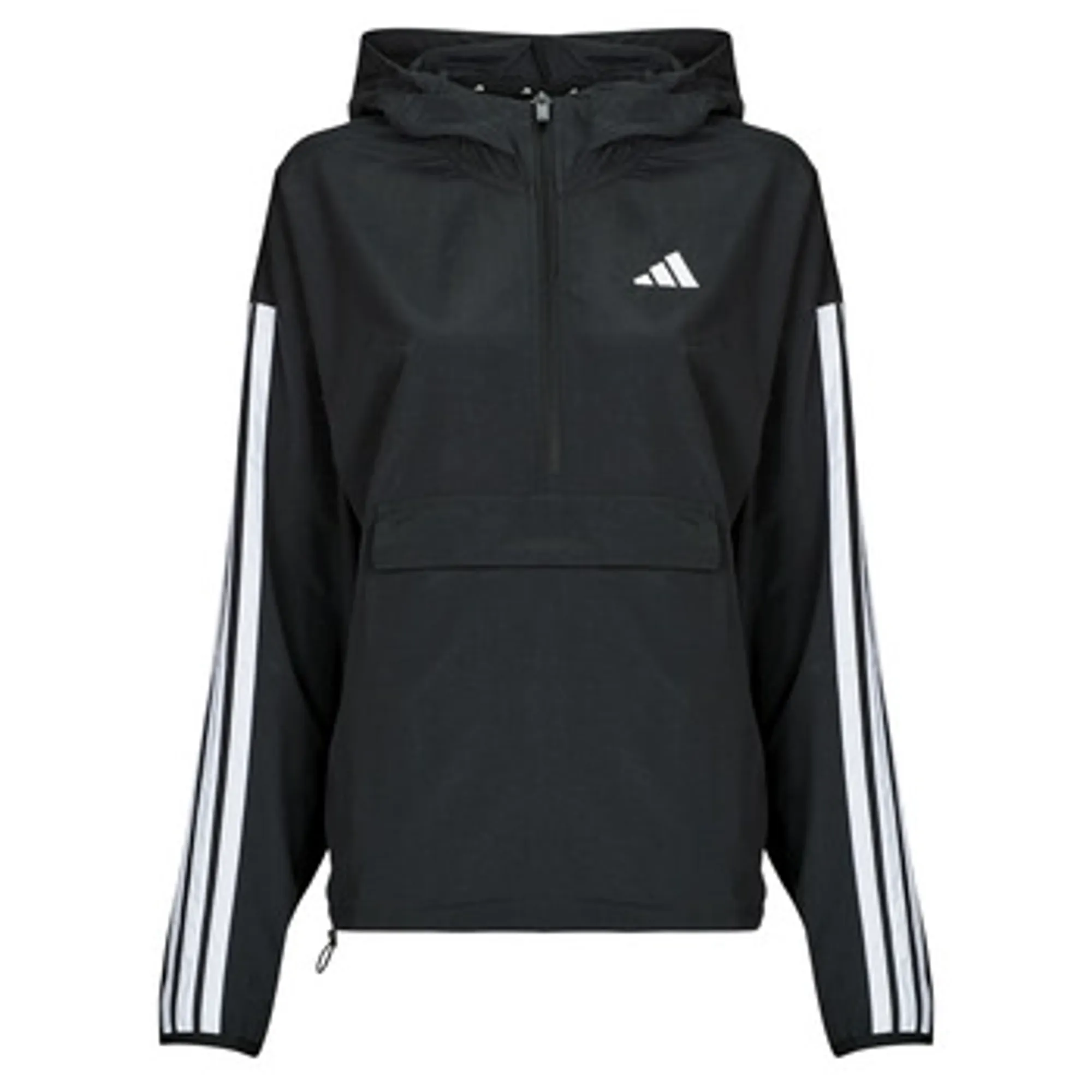 adidas  Essentials 3-Stripes Lifestyle Woven Windbreaker  women's  in Black