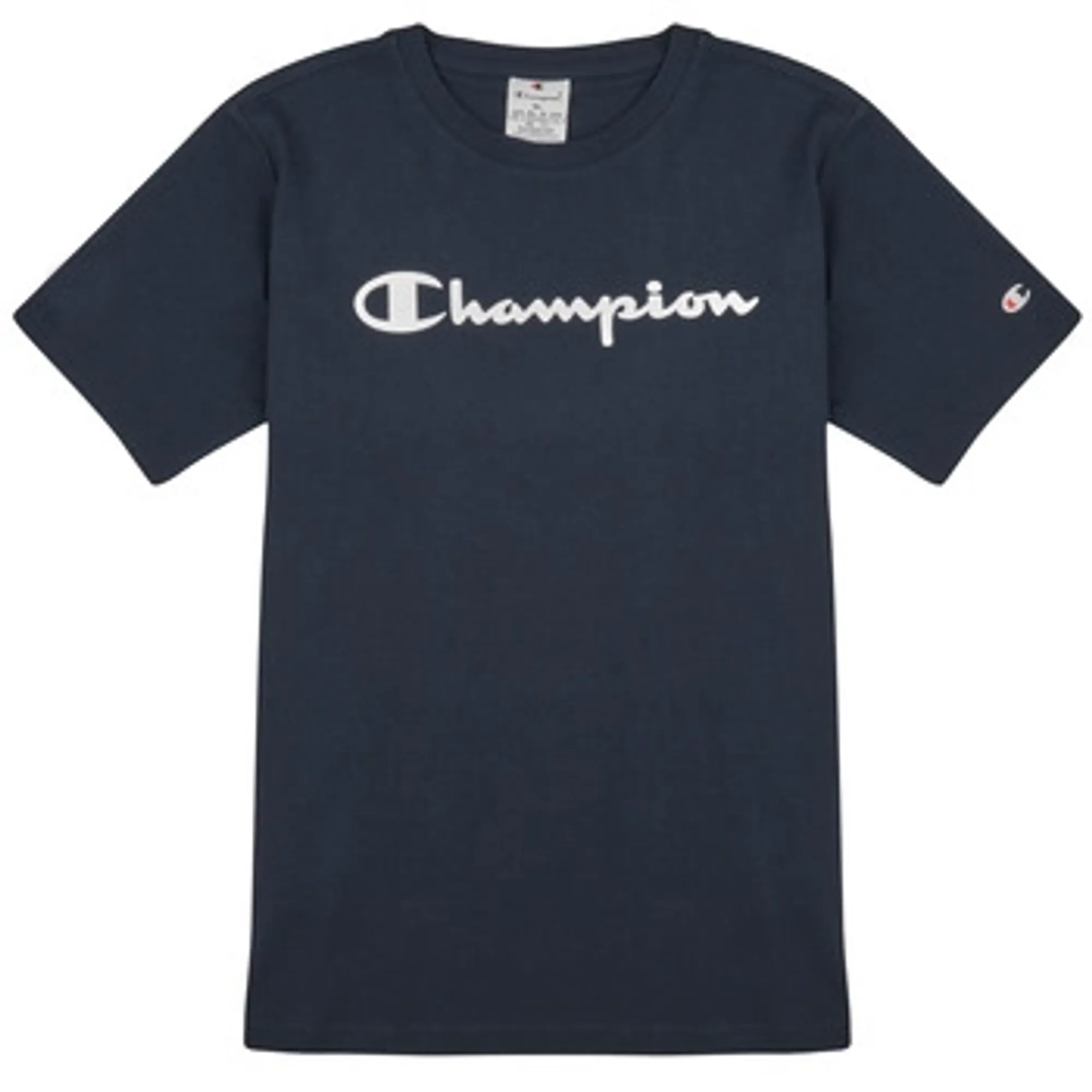 Champion  CREWNECK T-SHIRT  boys's Children's T shirt in Marine