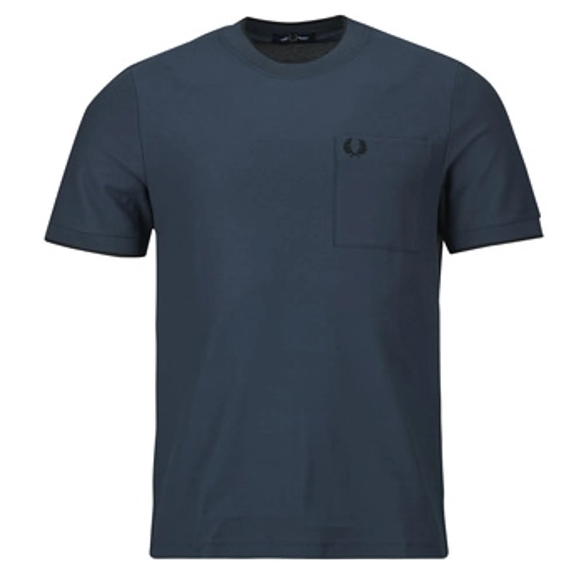 Fred Perry  POCKET DETAIL PIQUE T-SHIRT  men's T shirt in Blue