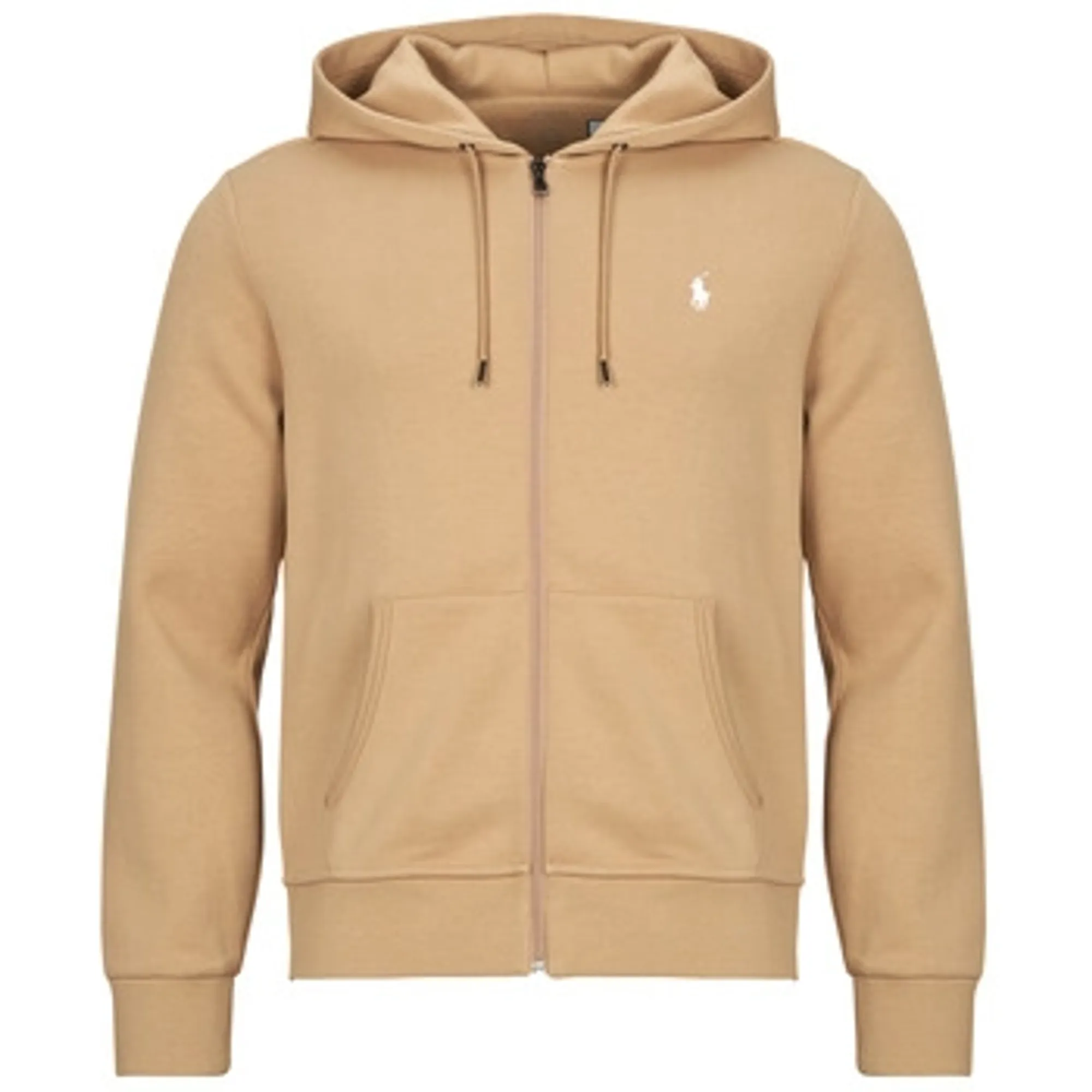 Polo Ralph Lauren  SWEATSHIRT ZIPPE EN DOUBLE KNIT TECH  men's Sweatshirts in Beige