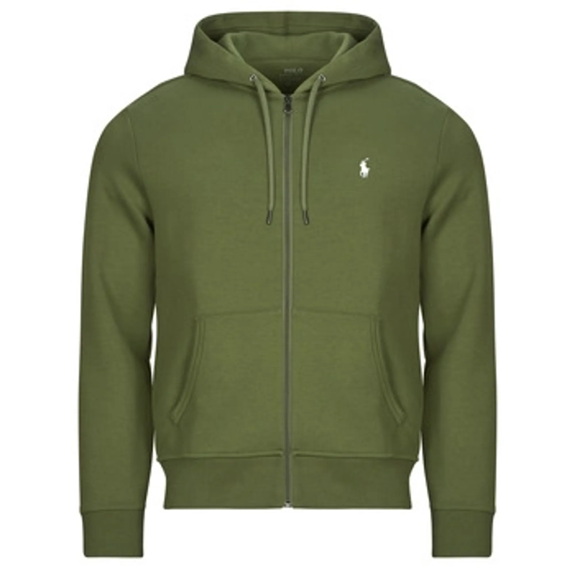 Polo Ralph Lauren  SWEATSHIRT ZIPPE EN DOUBLE KNIT TECH  men's Sweatshirts in Kaki