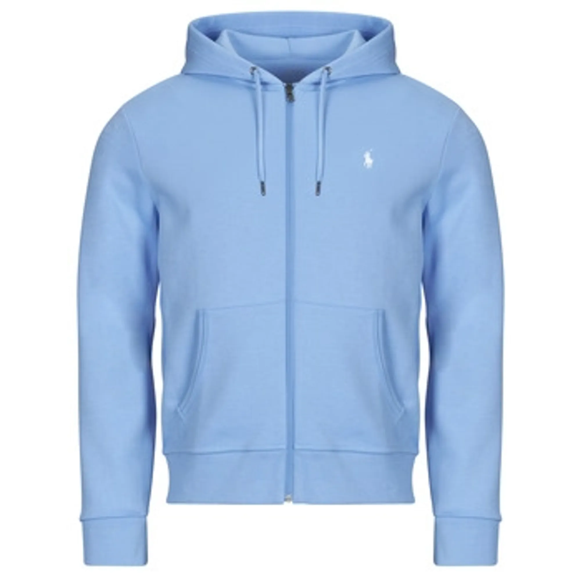 Polo Ralph Lauren  SWEATSHIRT ZIPPE EN DOUBLE KNIT TECH  men's Sweatshirts in Blue