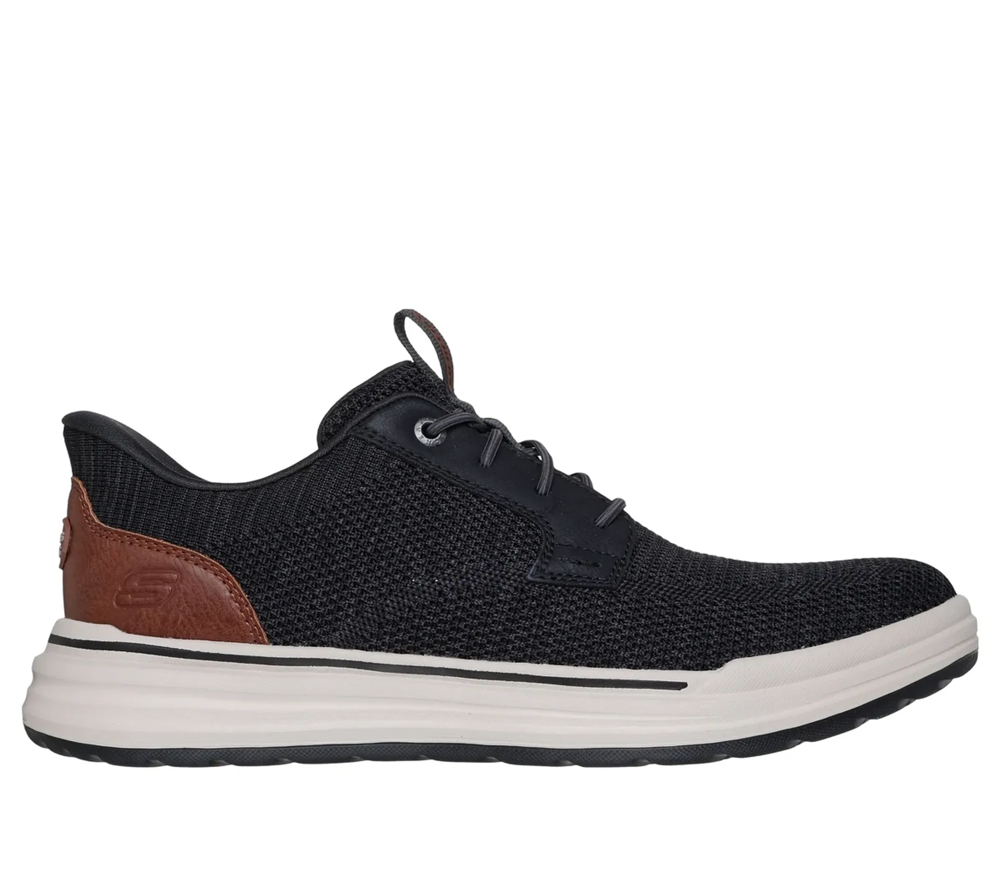 Skechers Men's Slip-ins Relaxed Fit: Sterling - Ramone Slip-On Shoes in Black