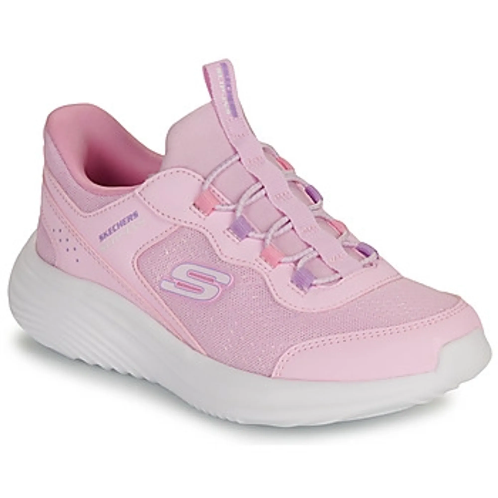 Skechers  BOUNDER PRO SLIP-INS  girls's Children's Shoes (Trainers) in Pink