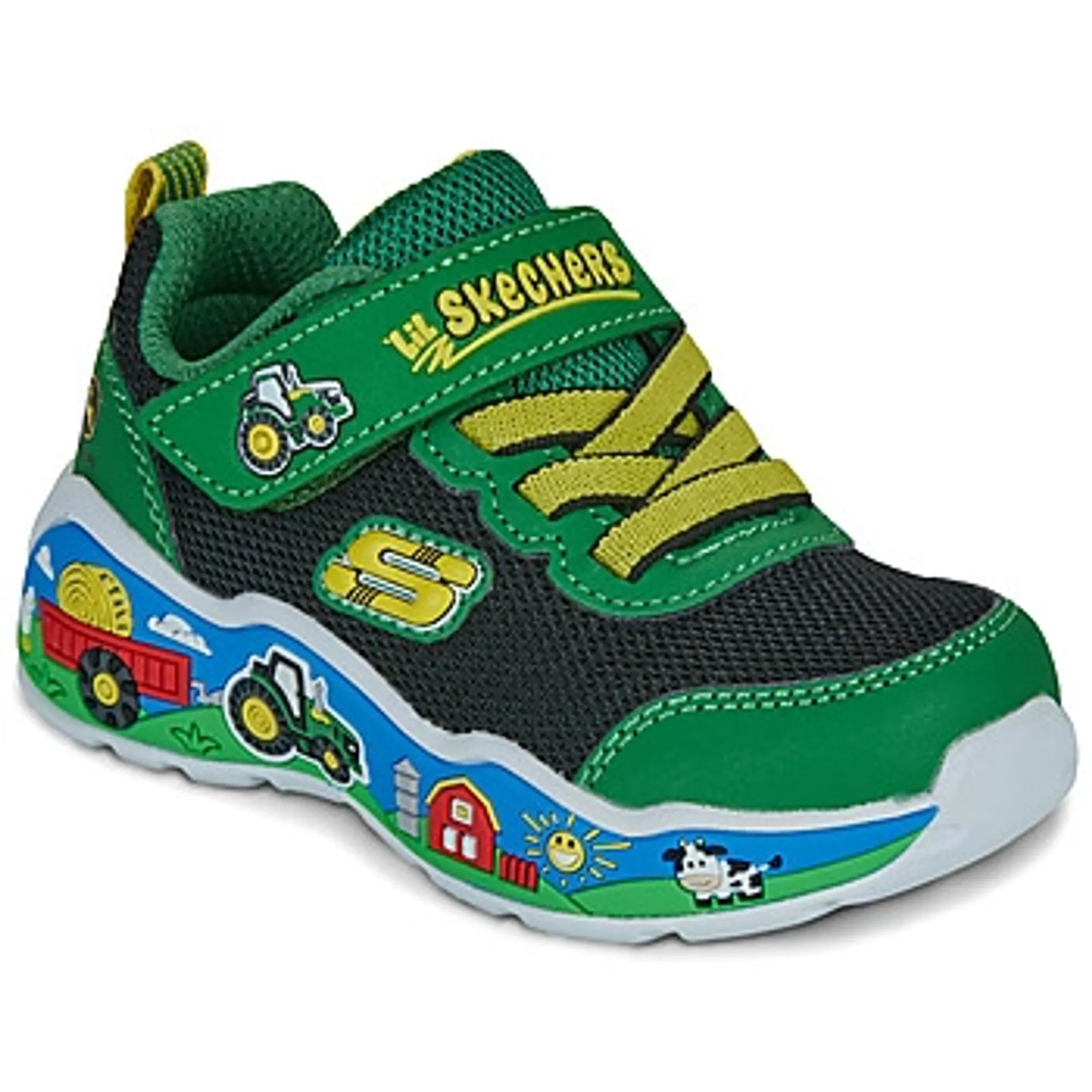 Skechers  PLAY SCENE JOHN DEERE  boys's Children's Shoes (Trainers) in Green