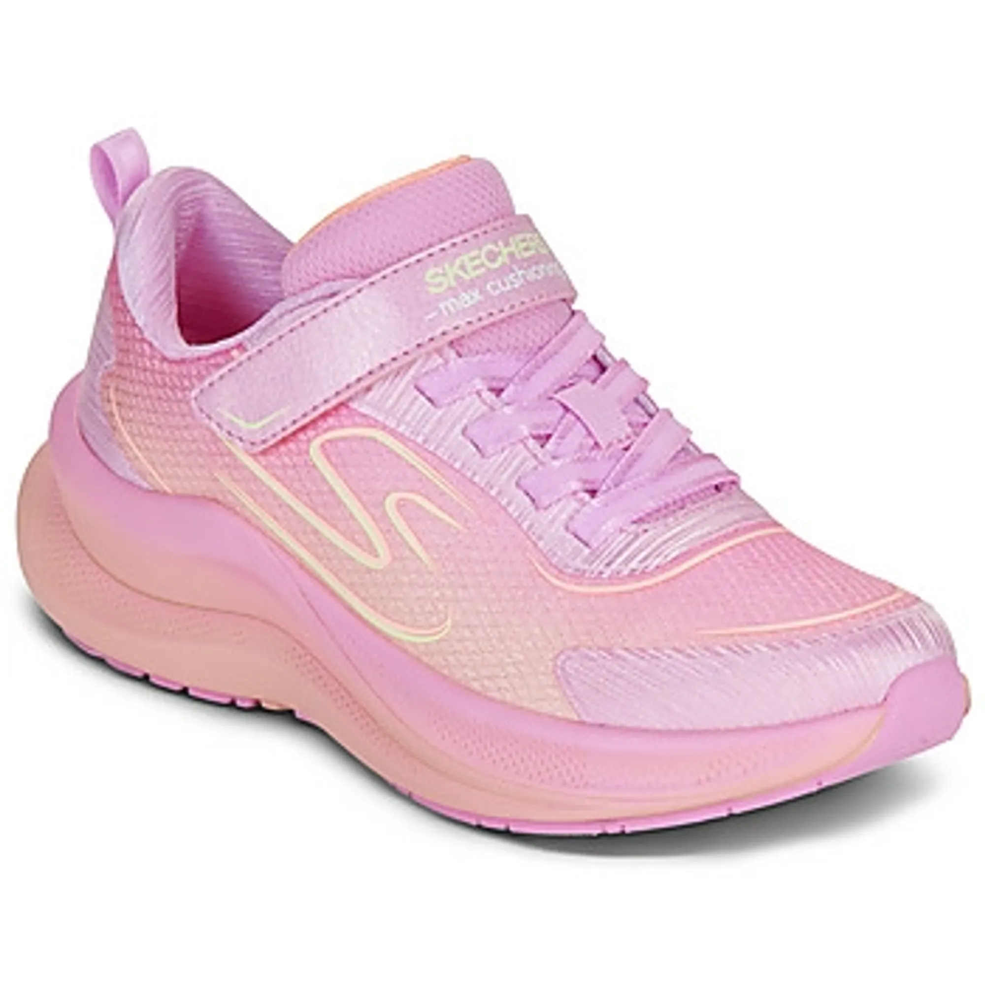 Skechers  MAX CUSHIONING ASCEND  girls's Children's Shoes (Trainers) in Pink