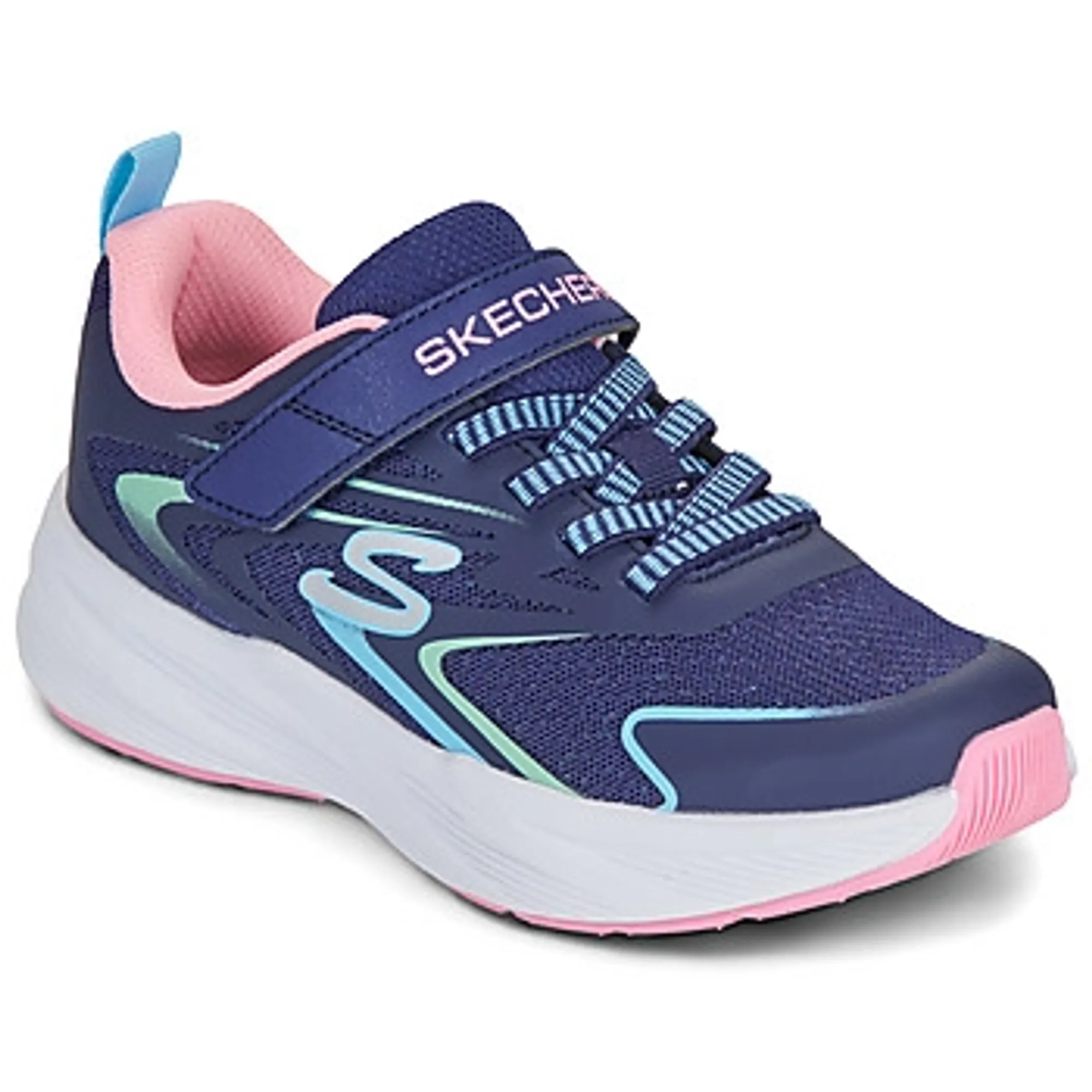 Skechers  MICROSPEC TREAD  girls's Children's Shoes (Trainers) in Blue
