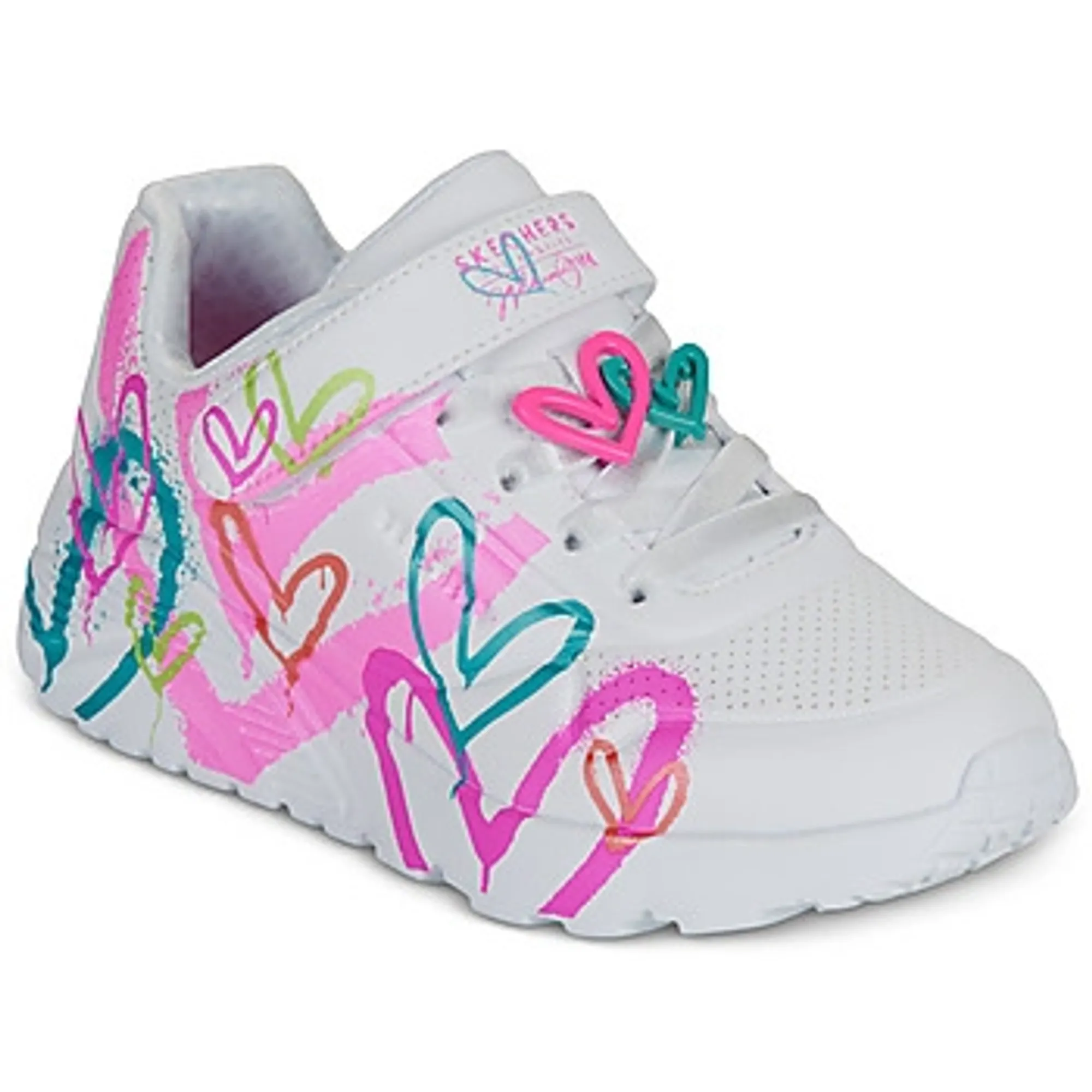 Skechers  UNO LITE  girls's Children's Shoes (Trainers) in Multicolour