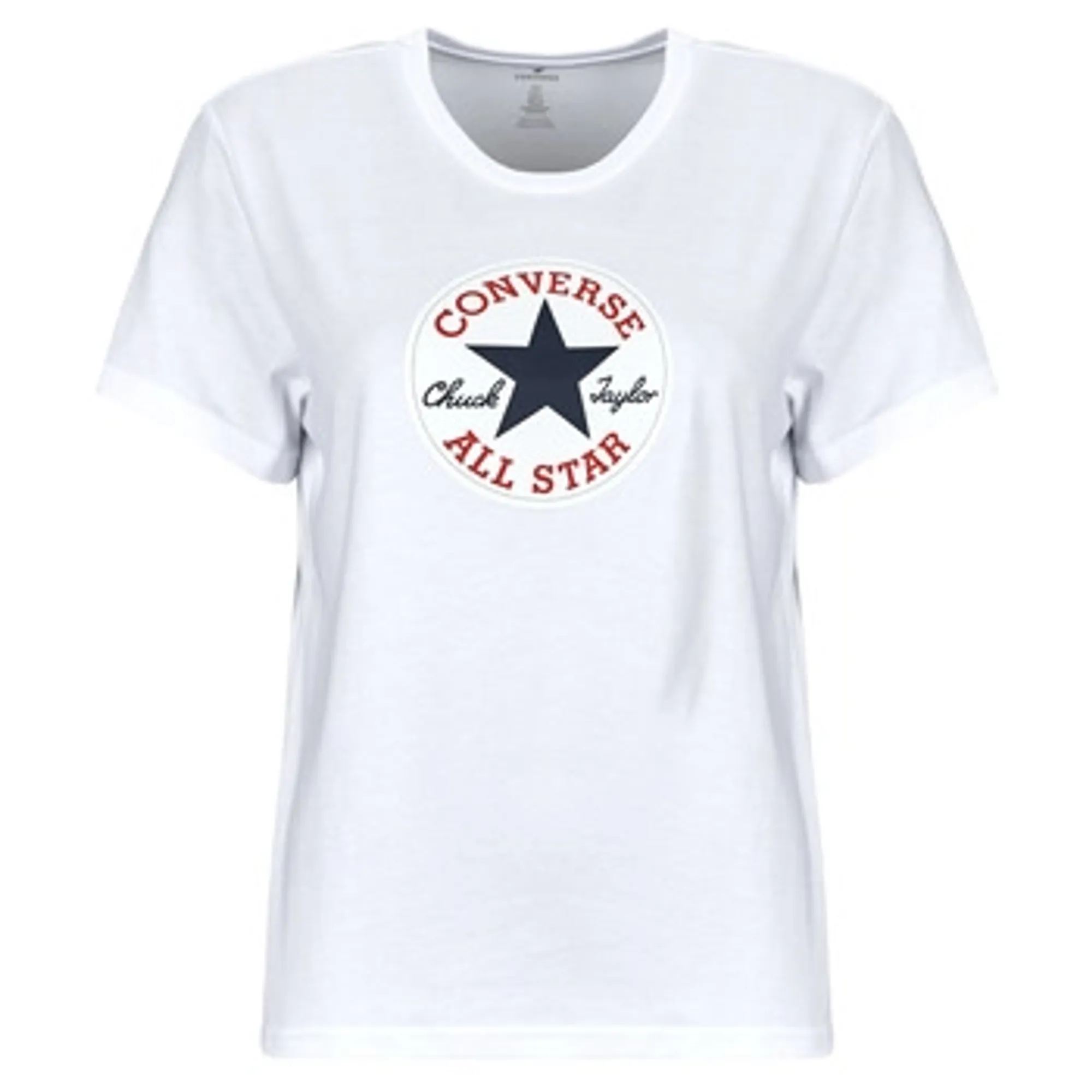 Converse  CHUCK PATCH STANDARD FIT TEE  women's T shirt in White