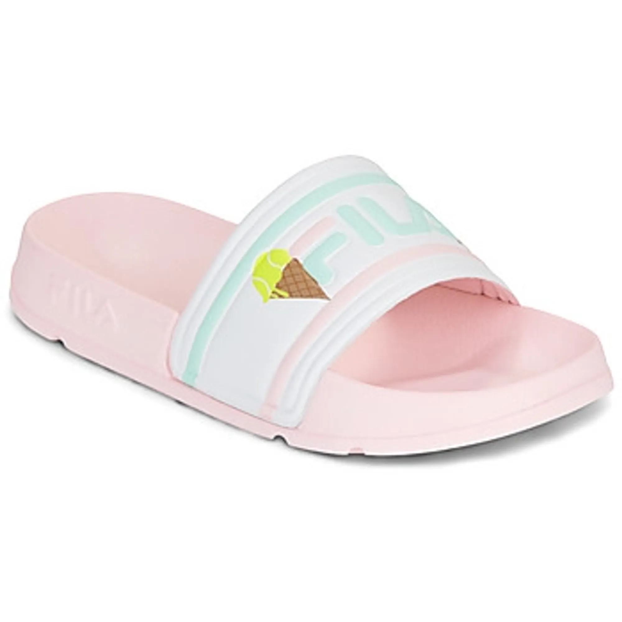 Fila  MORRO BAY PRT SLIPPER KIDS  girls's Sliders in Pink