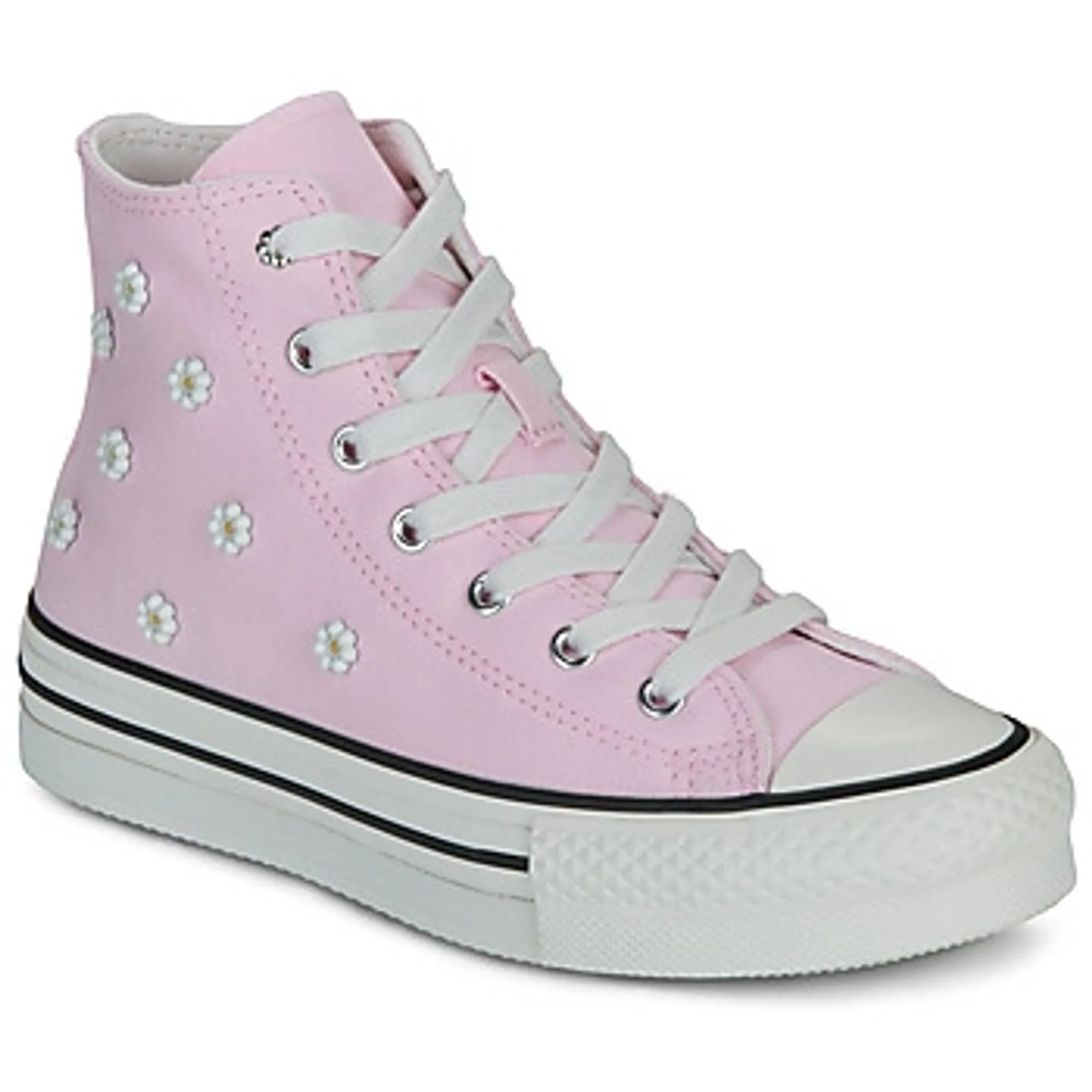 Converse  CHUCK TAYLOR ALL STAR EVA LIFT  girls's Children's Shoes (High-top Trainers) in Pink