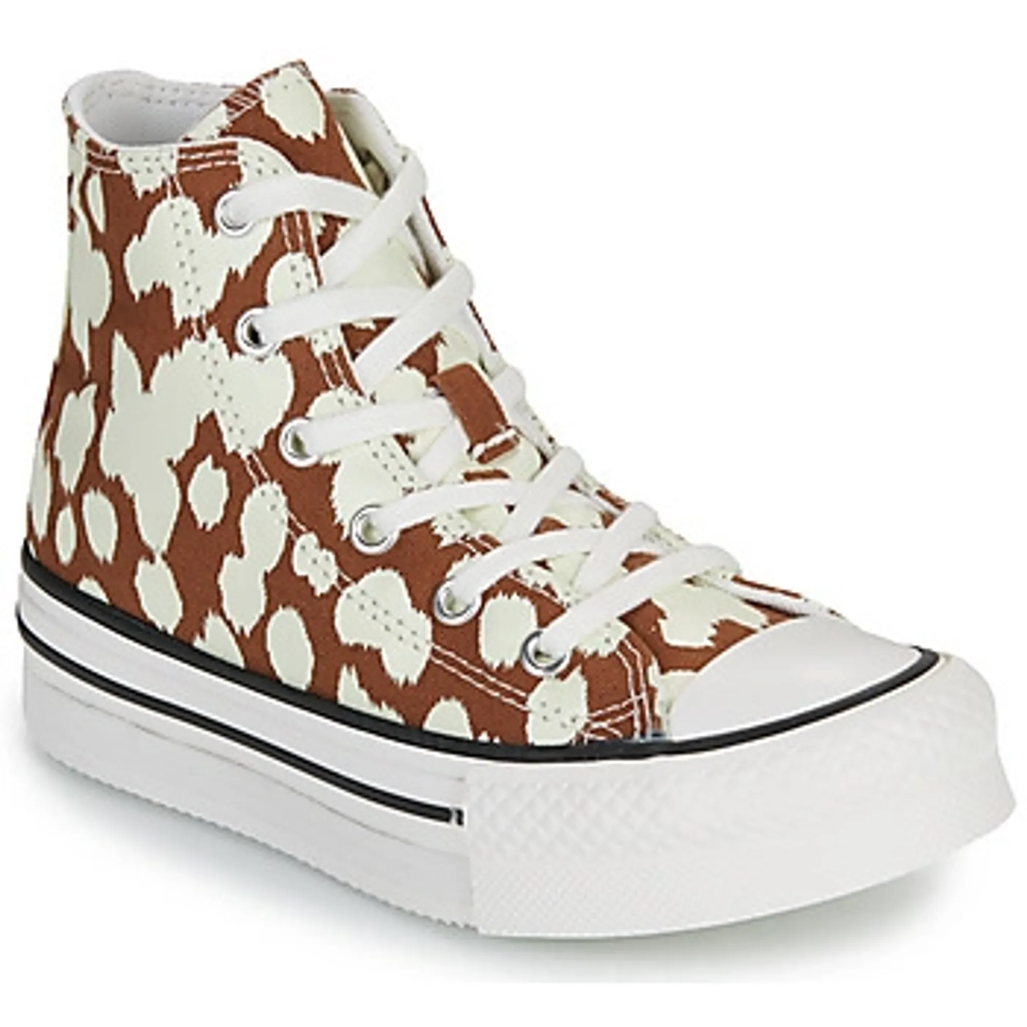 Converse  CHUCK TAYLOR ALL STAR LIFT  girls's Children's Shoes (High-top Trainers) in Beige