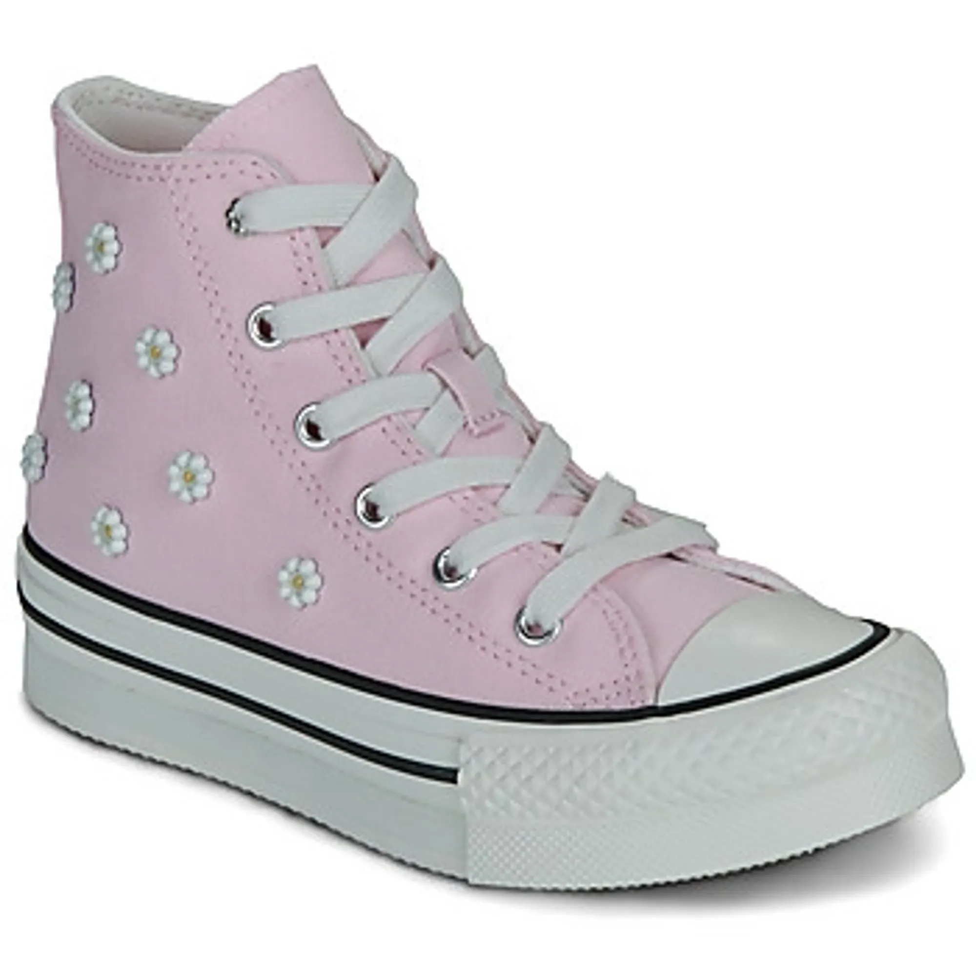 Converse  CHUCK TAYLOR ALL STAR EVA LIFT  girls's Children's Shoes (High-top Trainers) in Pink
