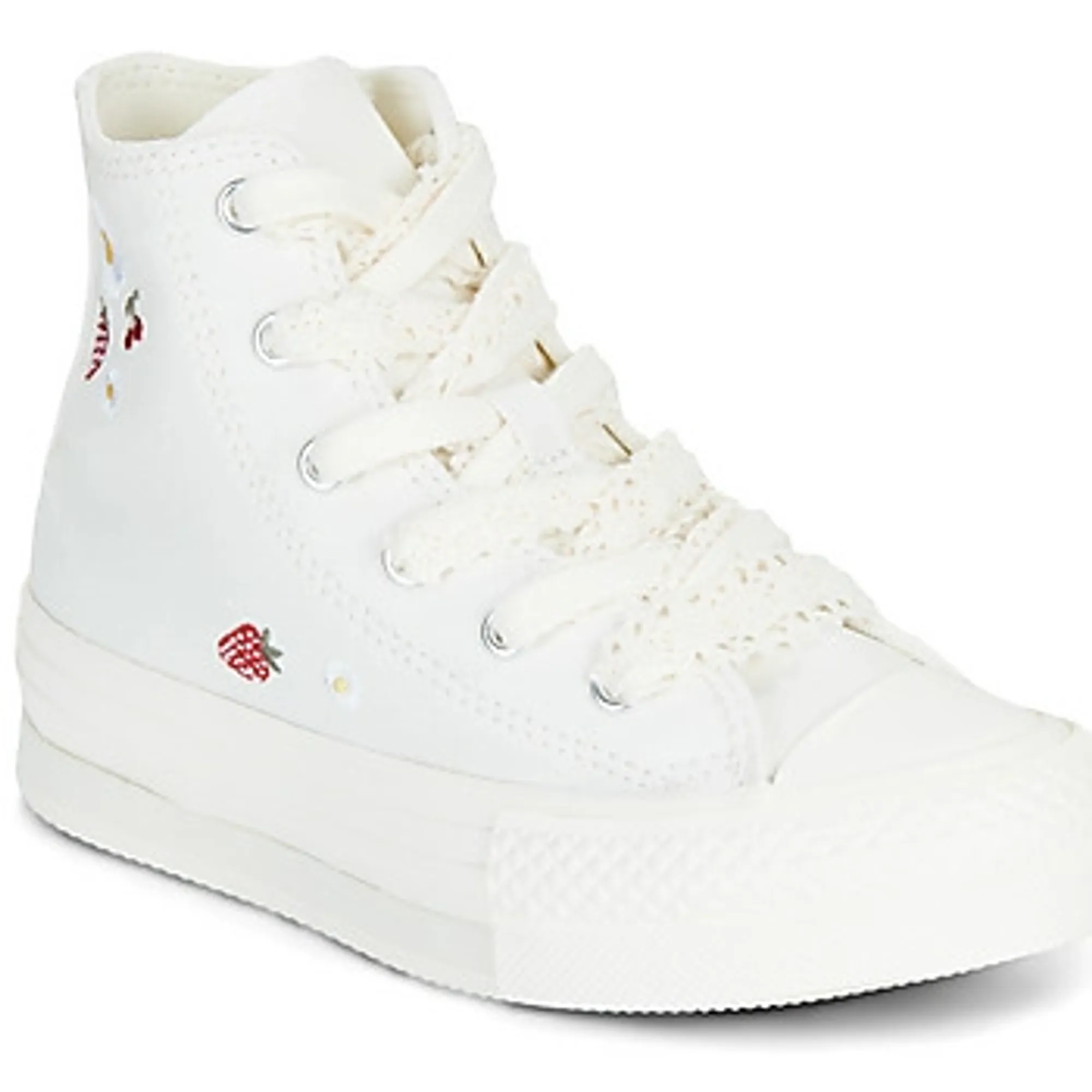 Converse  Chuck Taylor All Star EVA Lift  girls's Children's Shoes (High-top Trainers) in White