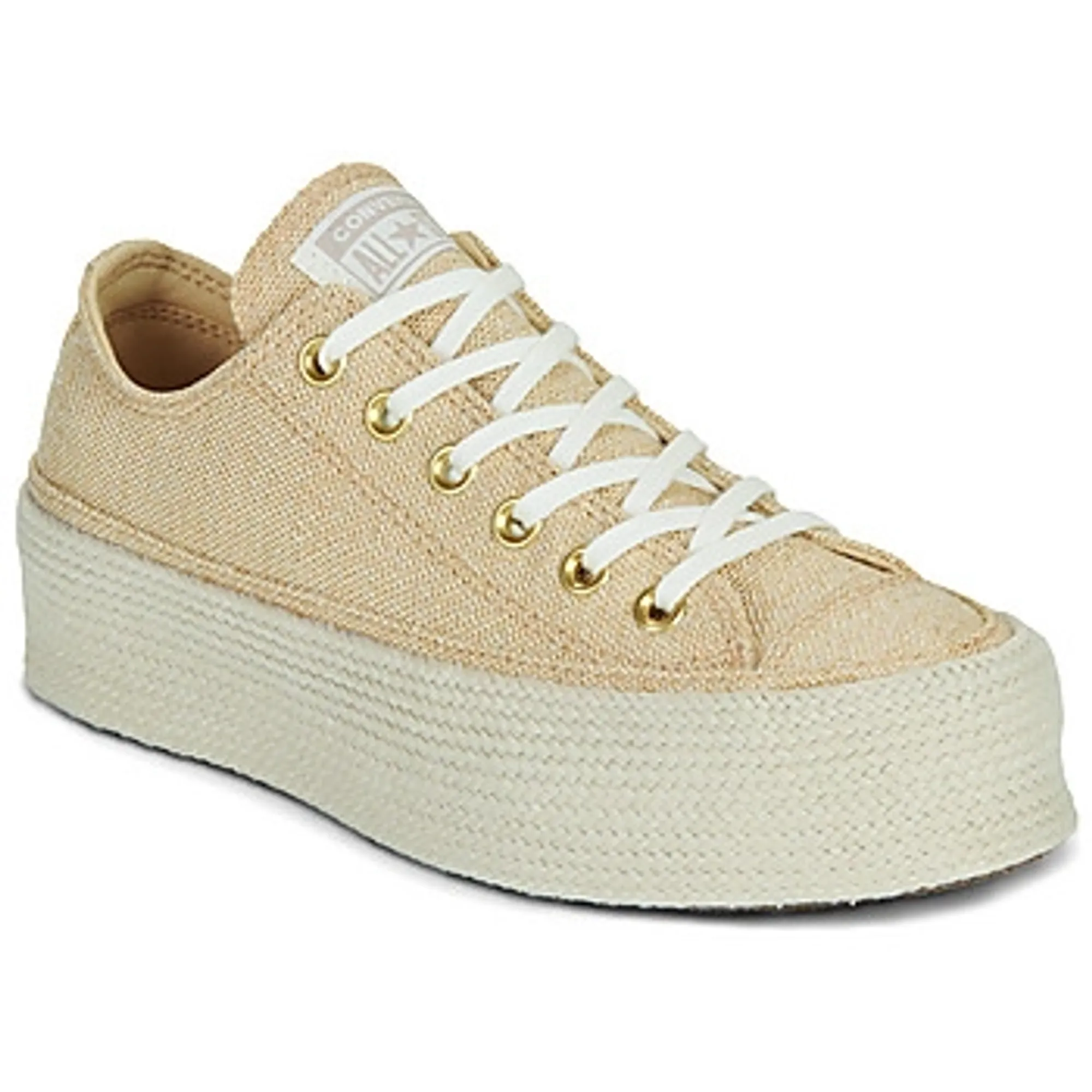 Converse  Chuck Taylor All Star Lift Espadrille  women's Shoes (Trainers) in Beige