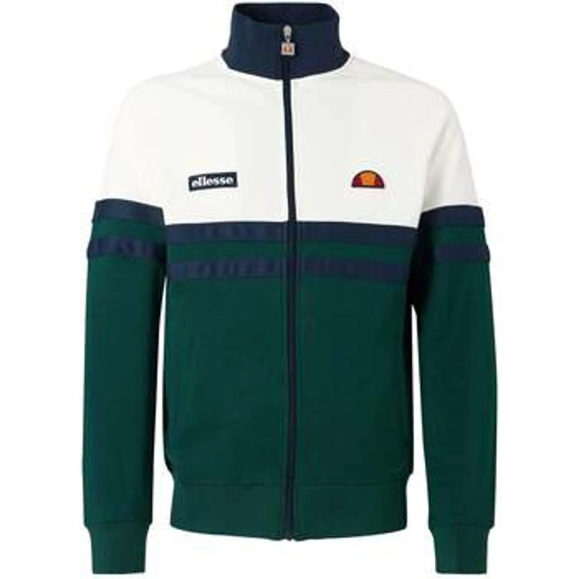 Ellesse  Rimini Track Top Jacket Dark Green/Off White  men's Tracksuit jacket in Green