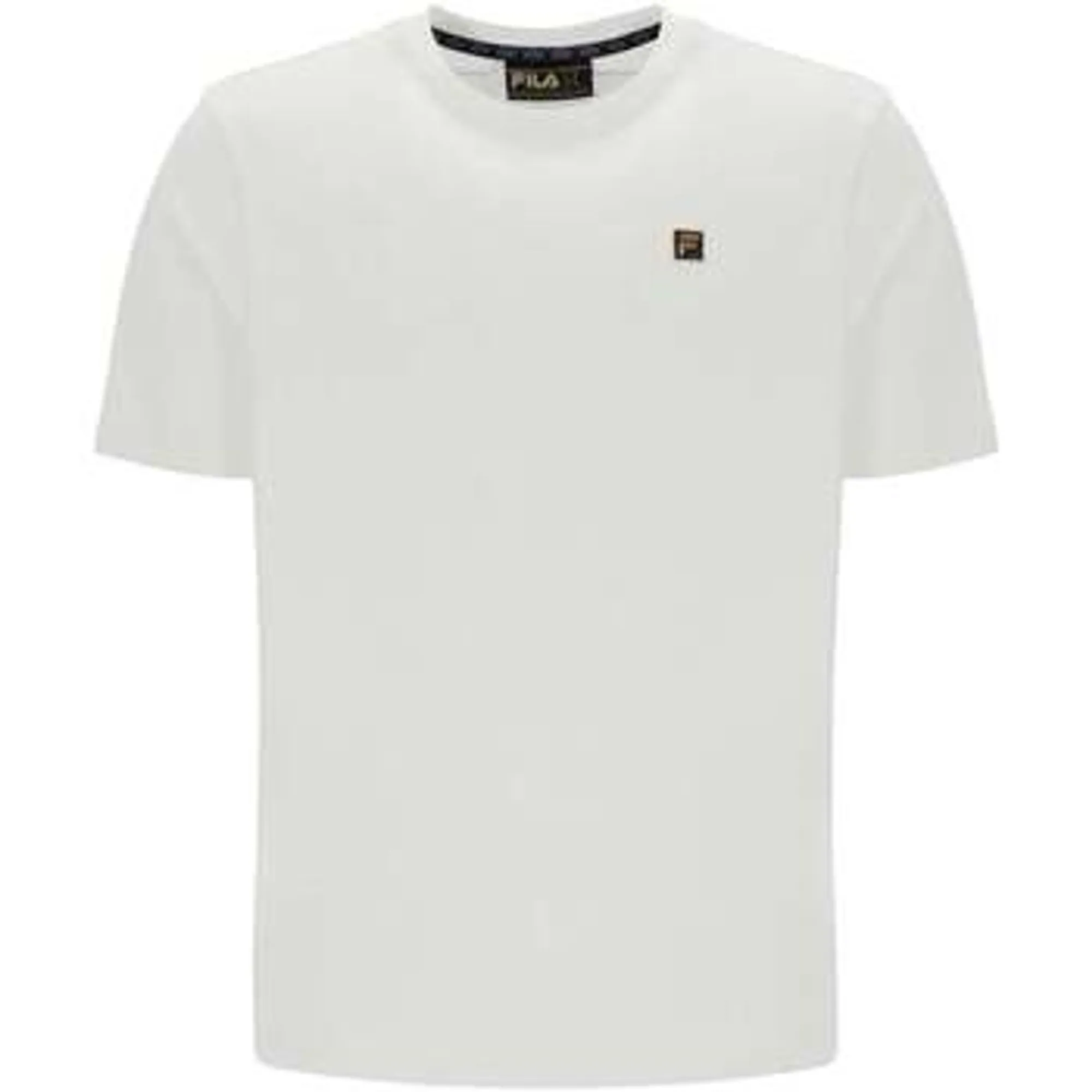 Fila  Gold Yaxley 4 Premium T-Shirt Coconut Milk  men's T shirt in White