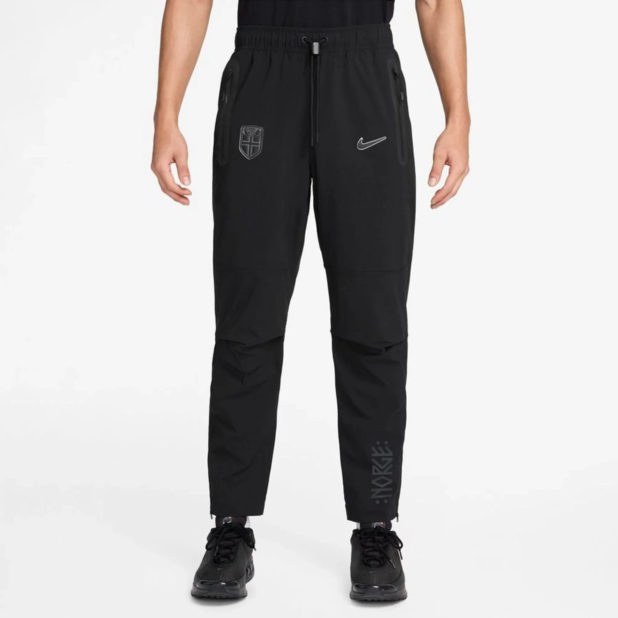 Norway Training Trousers Tech Woven World Cup 2026 - Black/Anthracite Kids - ['Blue']