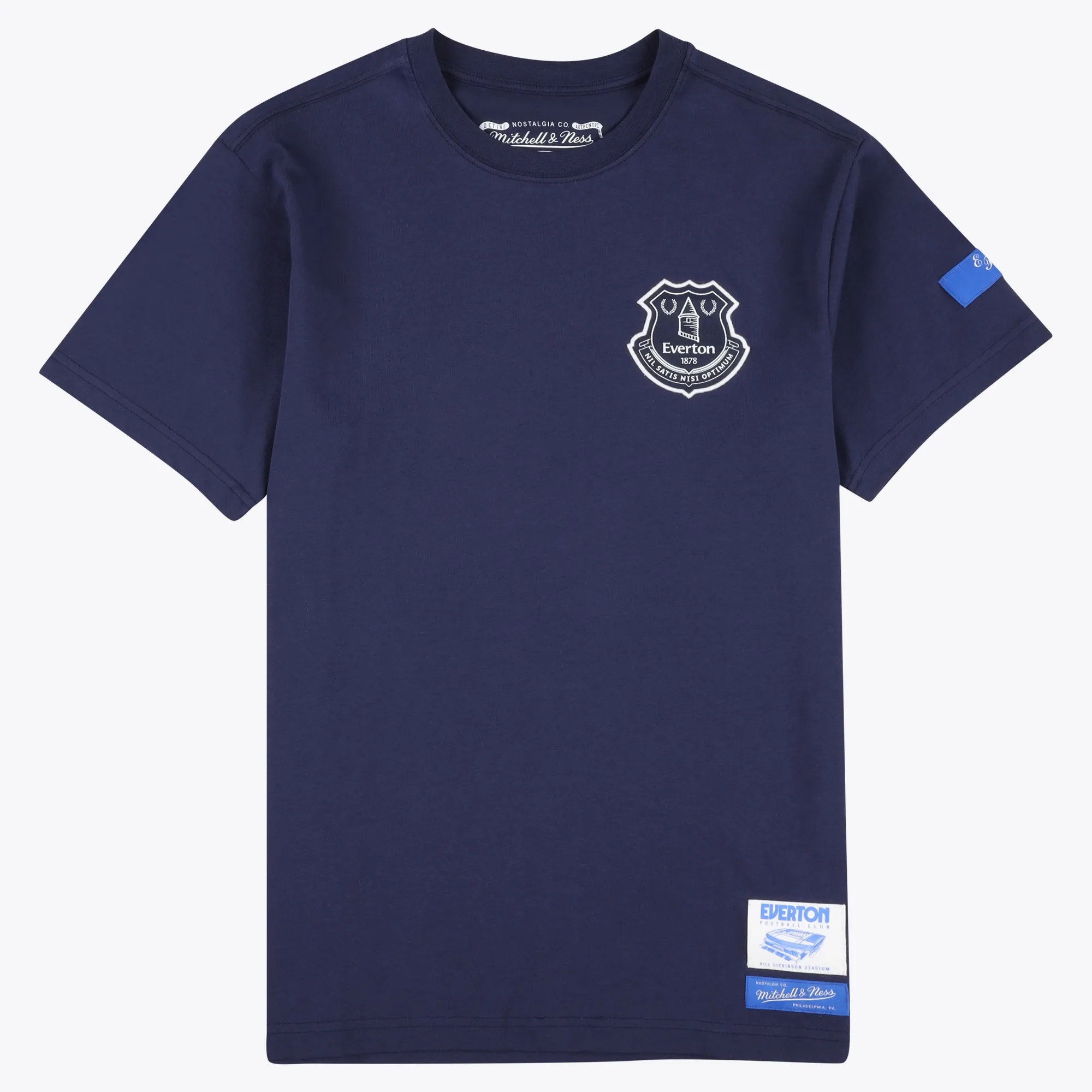 Everton x Mitchell & Ness Stadium T-Shirt - Navy - Mens