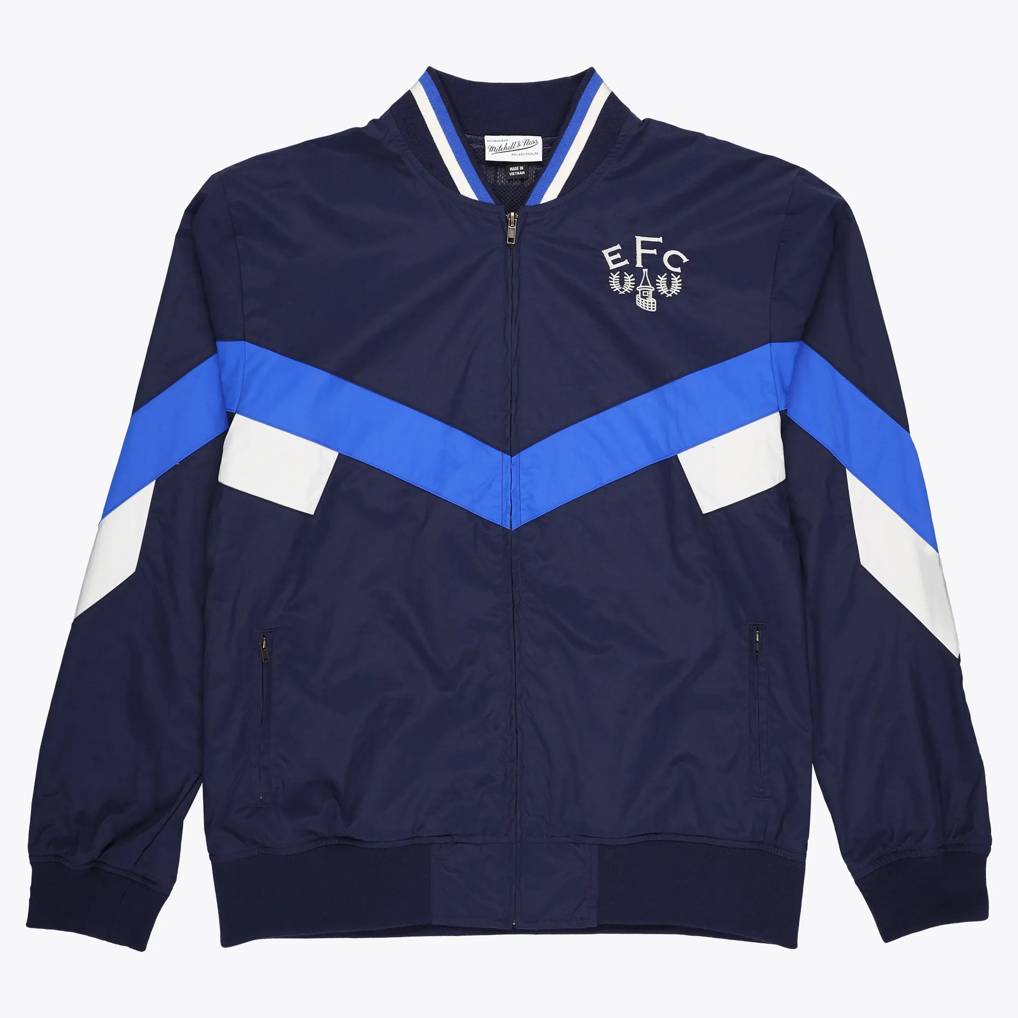 Everton x Mitchell & Ness Pop Track Jacket - Navy - Mens