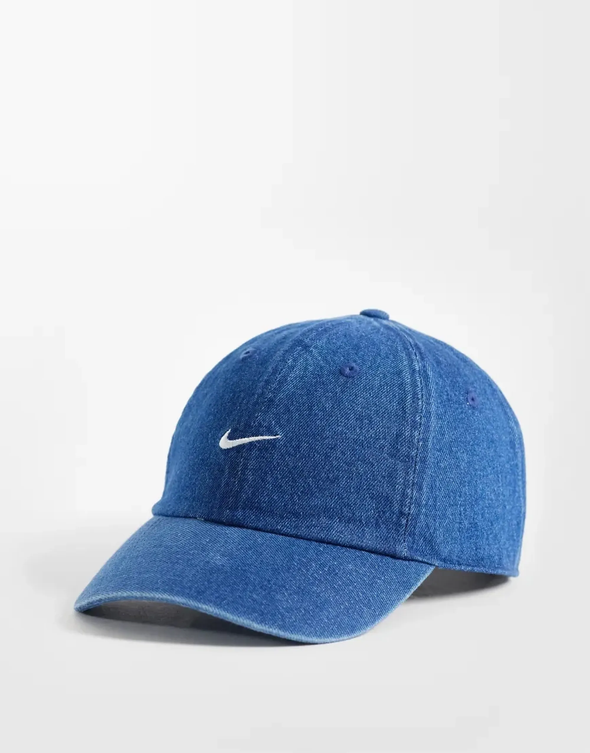 Nike Club Cap In Dark Blue Denim