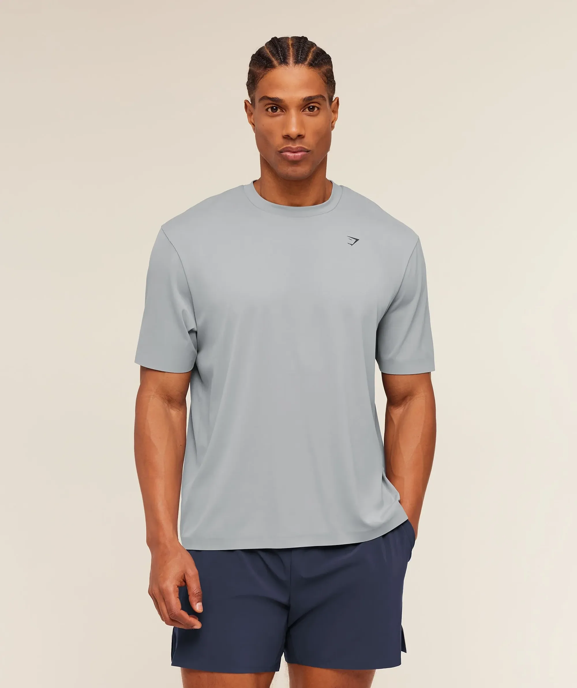 Gymshark Evolve T-Shirt - Denim Grey