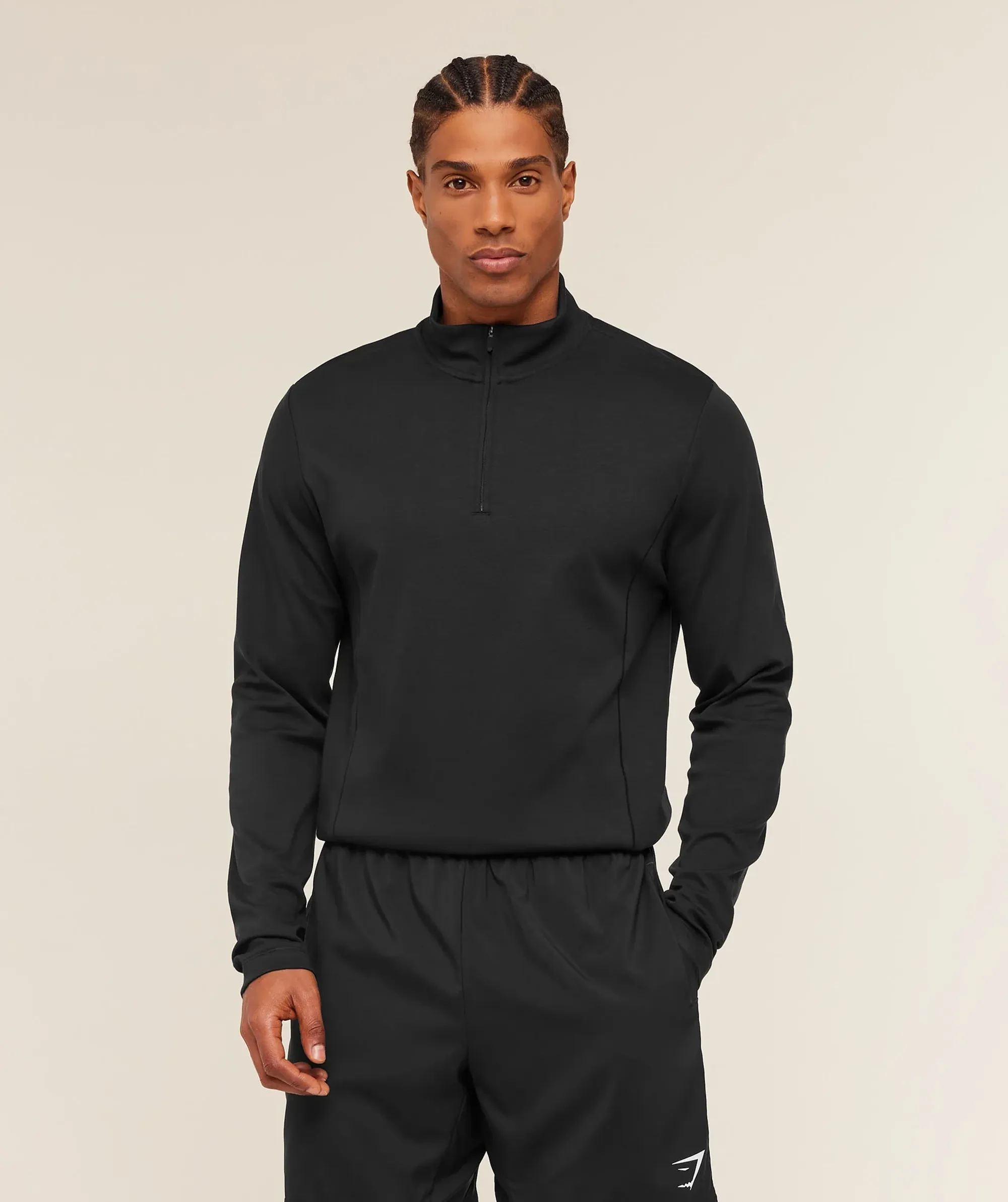 Gymshark Off Duty 1/4 Zip - Black