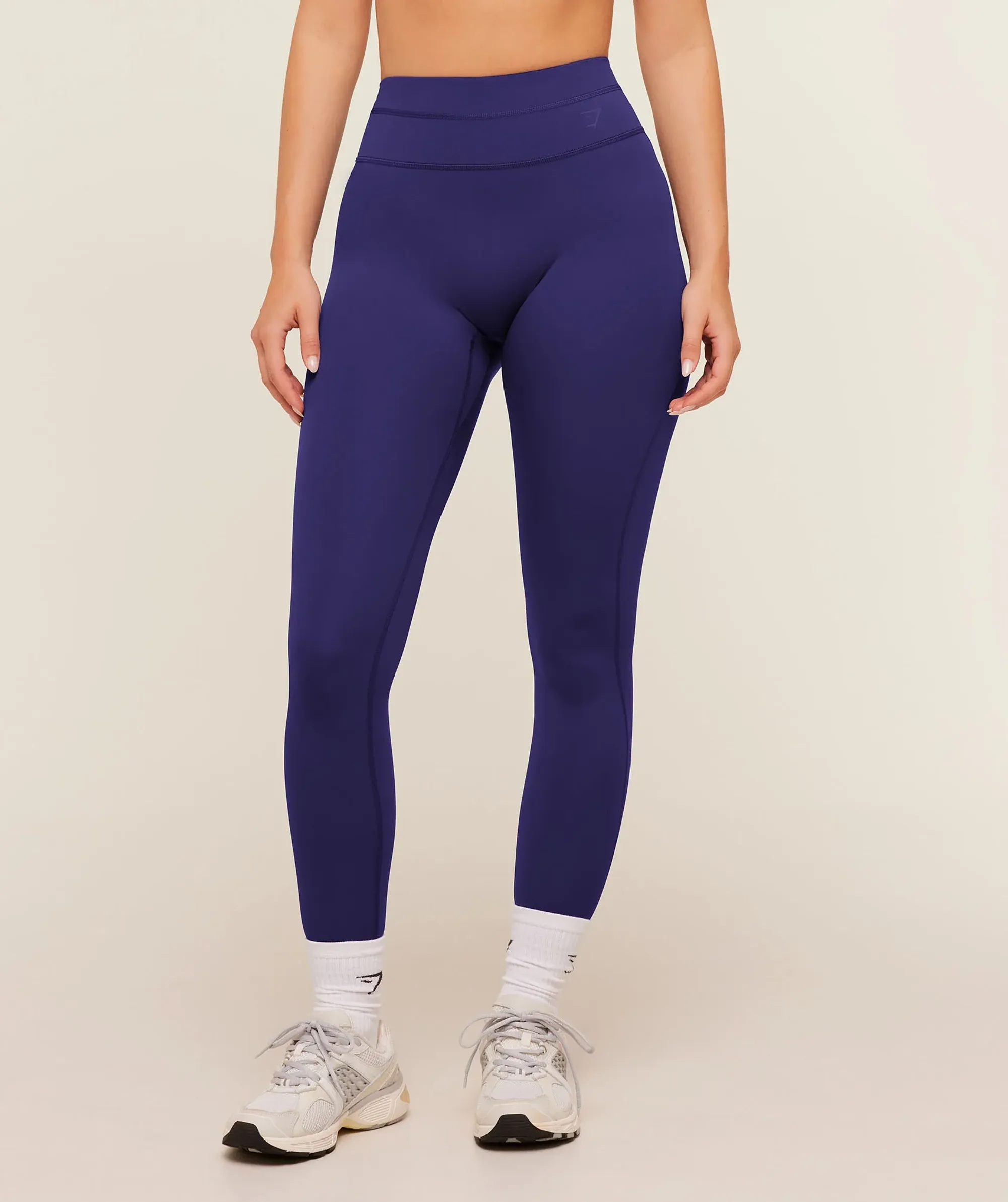 Gymshark Crossover Back Leggings - Indigo Purple