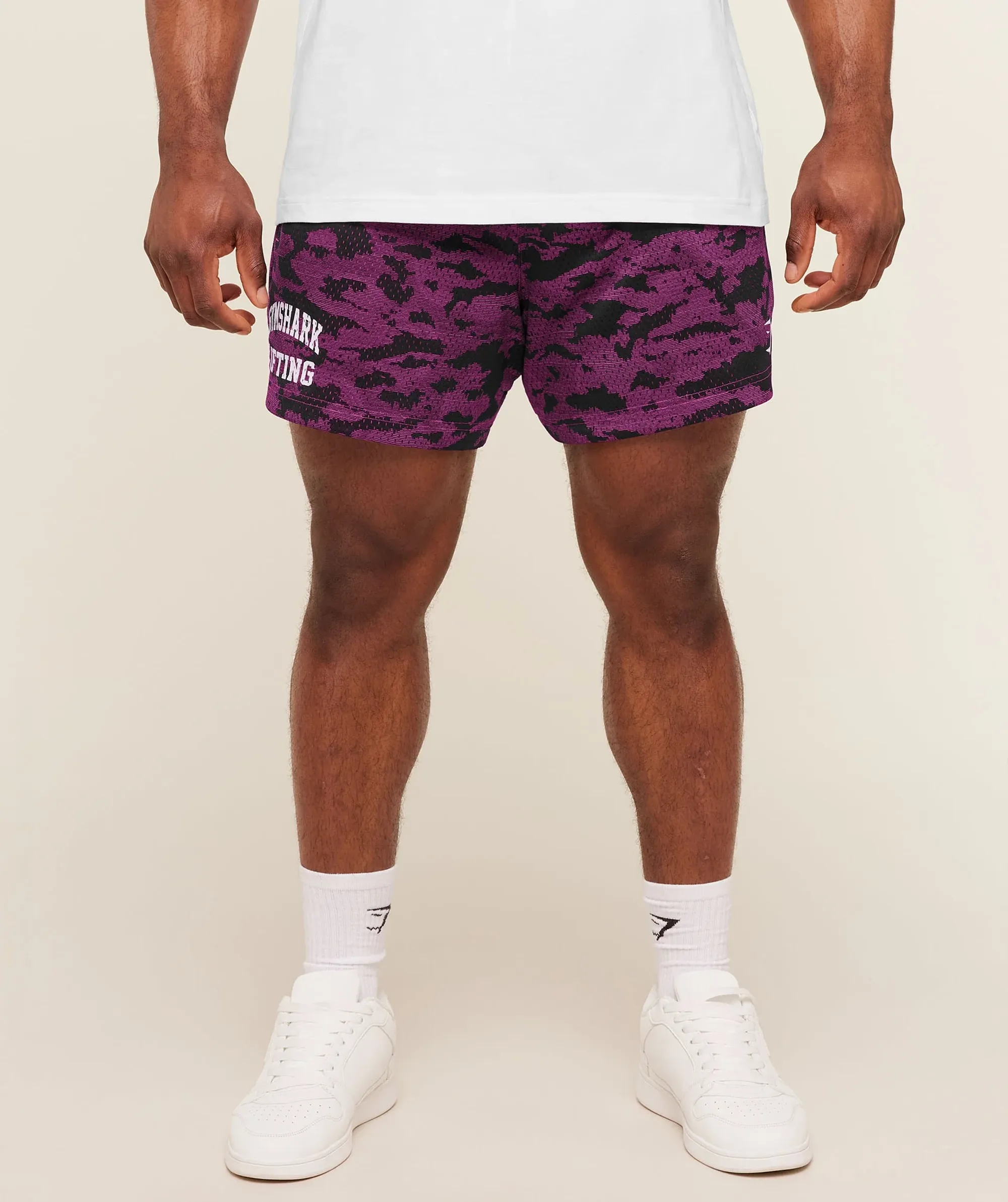 Gymshark Lifting Mesh 5" Shorts - Super-Set Pink
