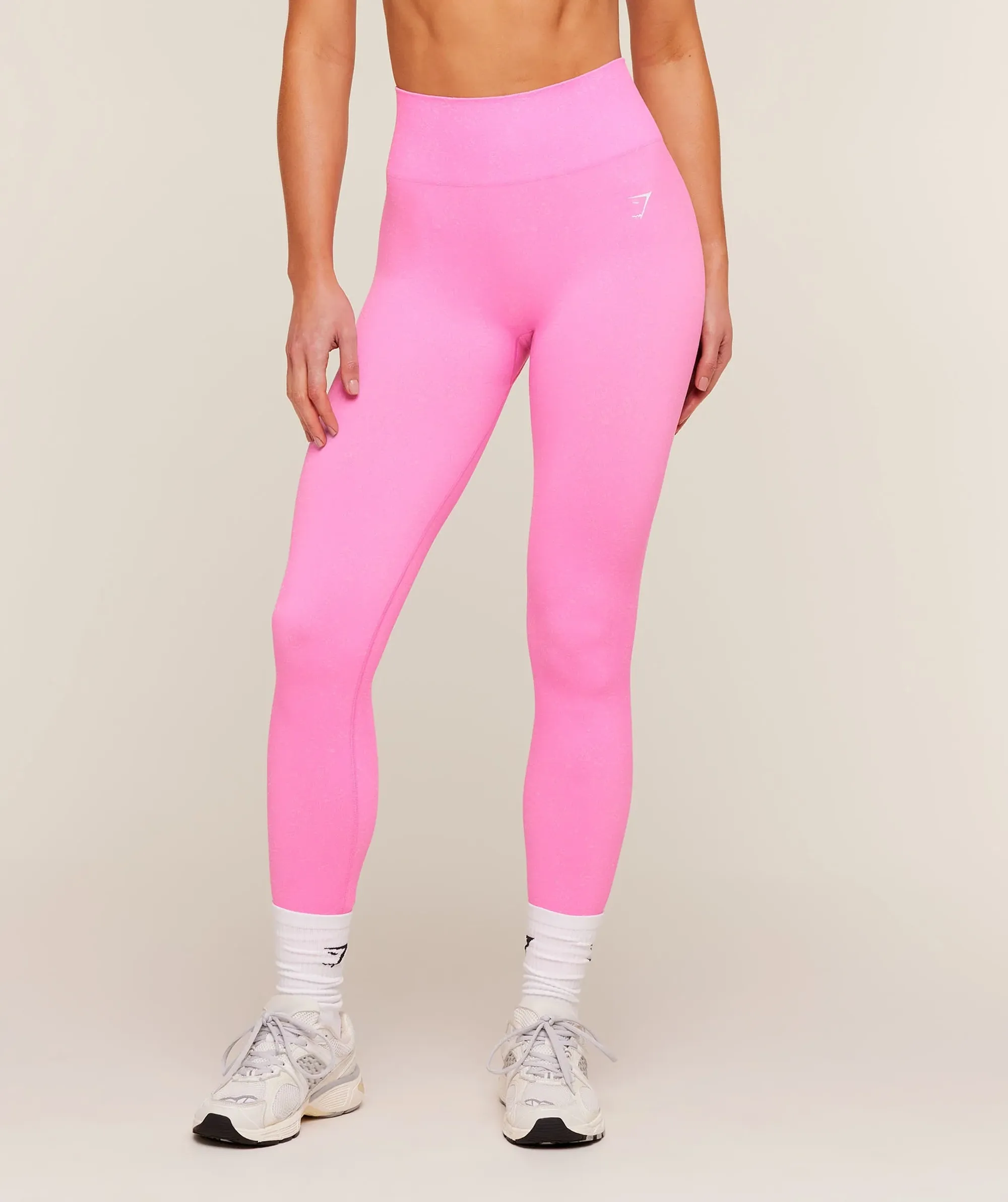 Gymshark Adapt Fleck x Whitney Leggings - Focus Pink/Tinted White