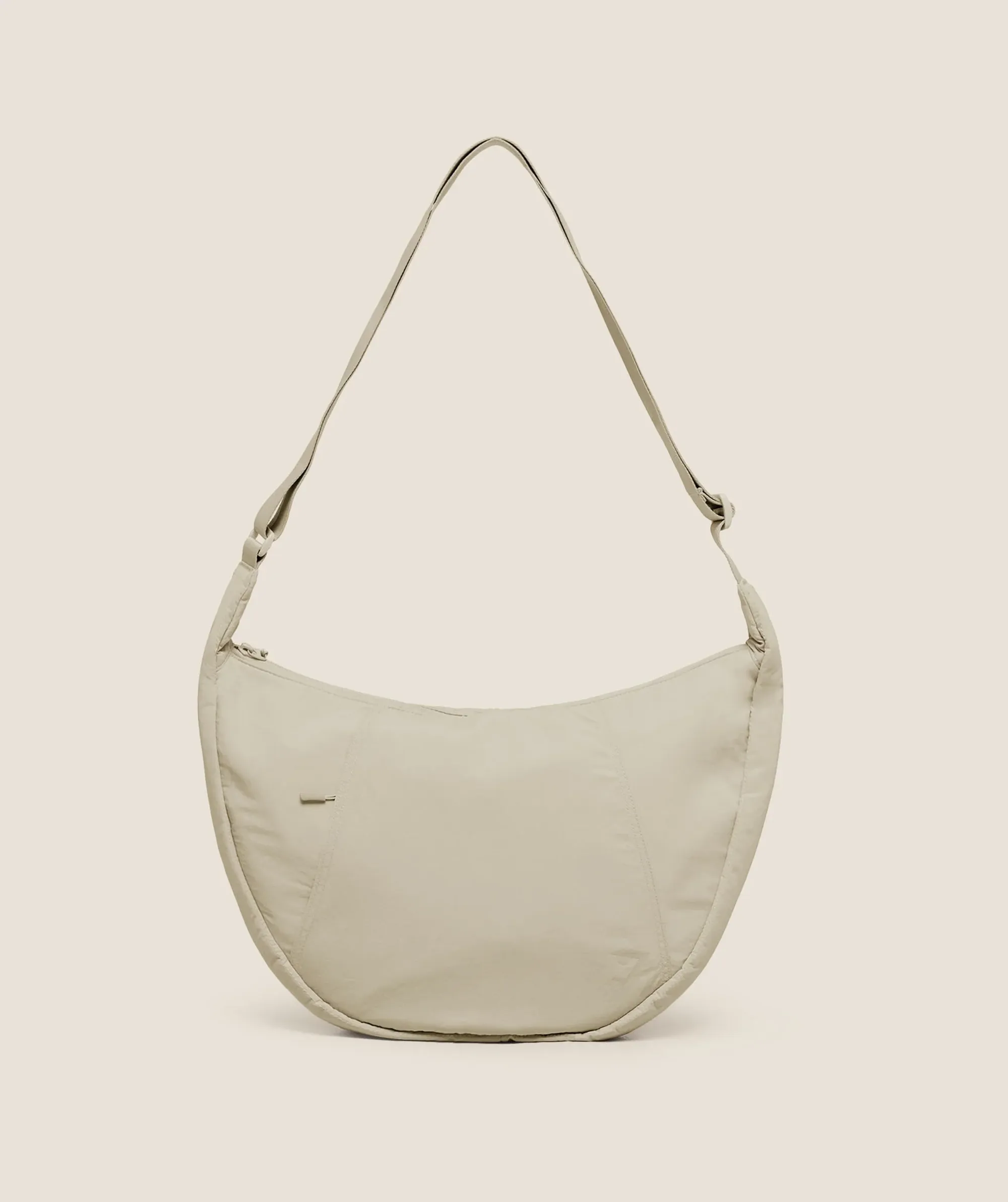 Gymshark Large Pleat Crossbody - Pebble Grey